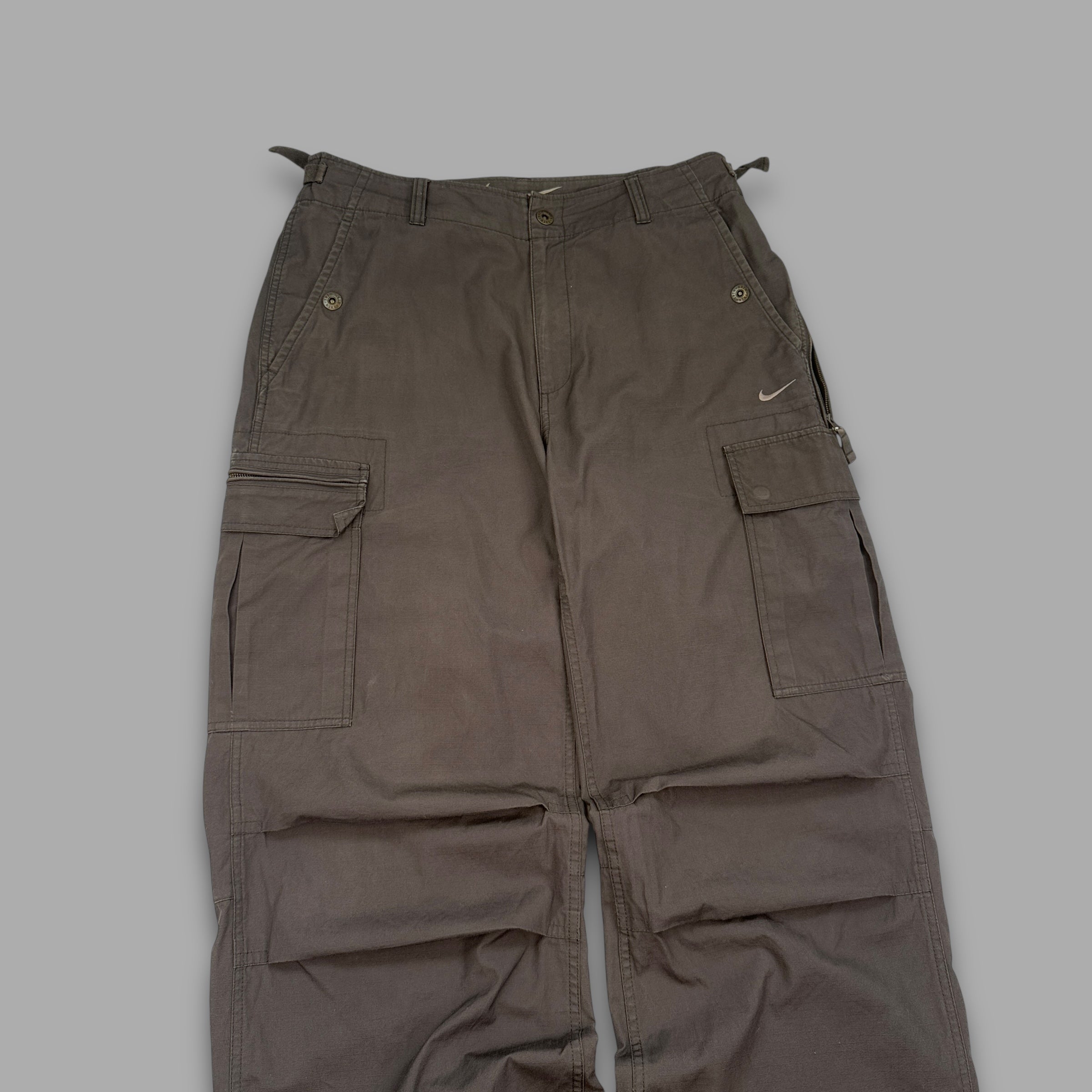 Nike 2000's technical combat parachute trousers (L)