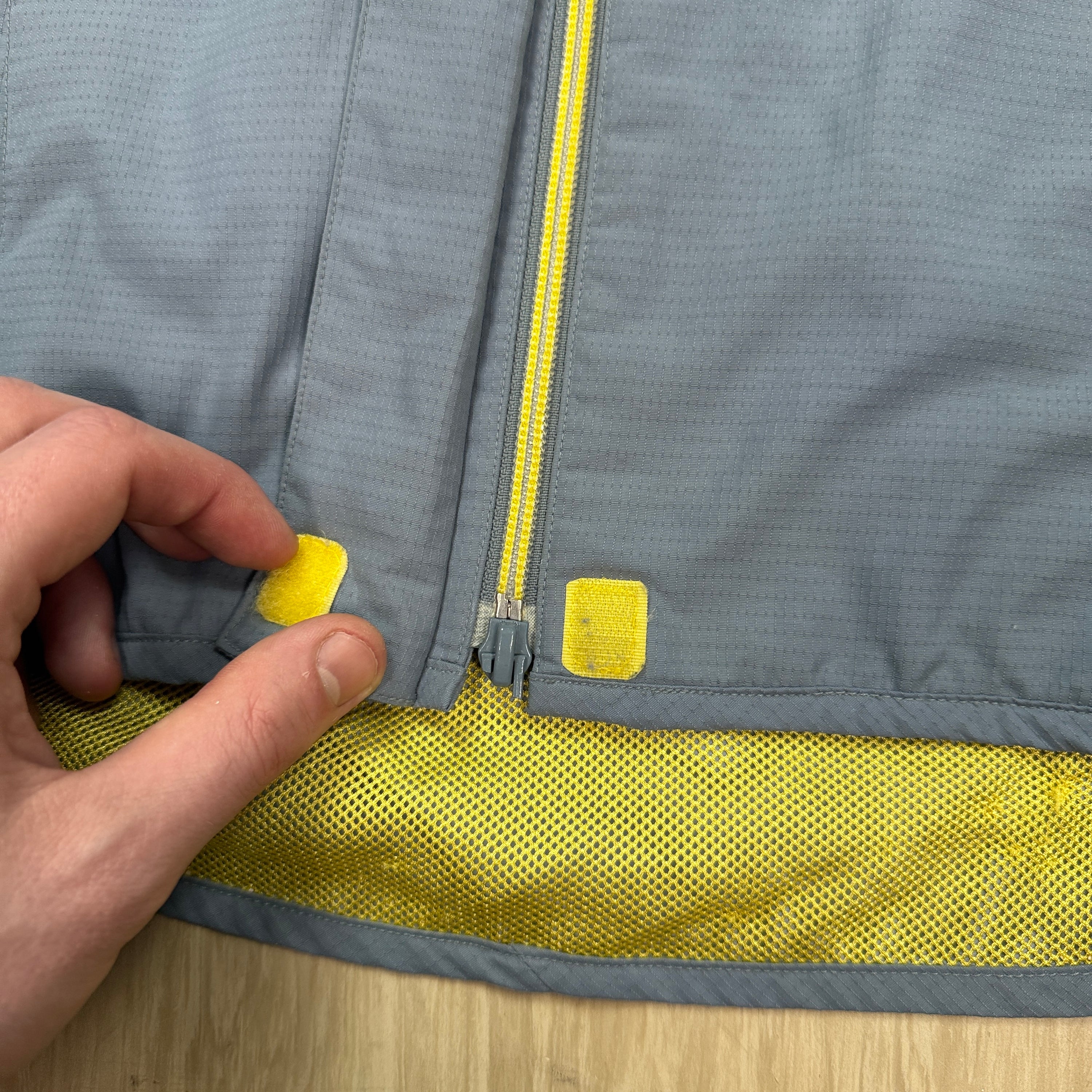 Adidas 2000's sample asymmetrical zip ninja jacket (S)