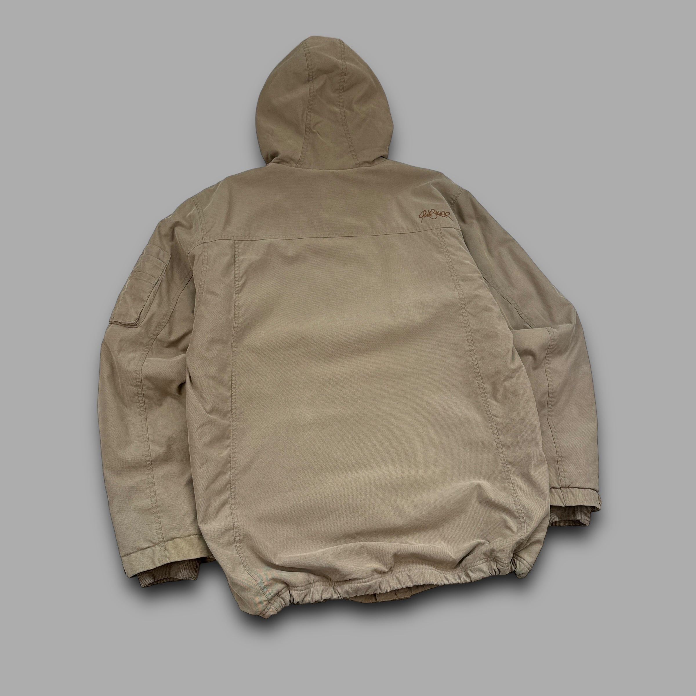 Quiksilver 2000's technical multi-pocket parka jacket (XL)