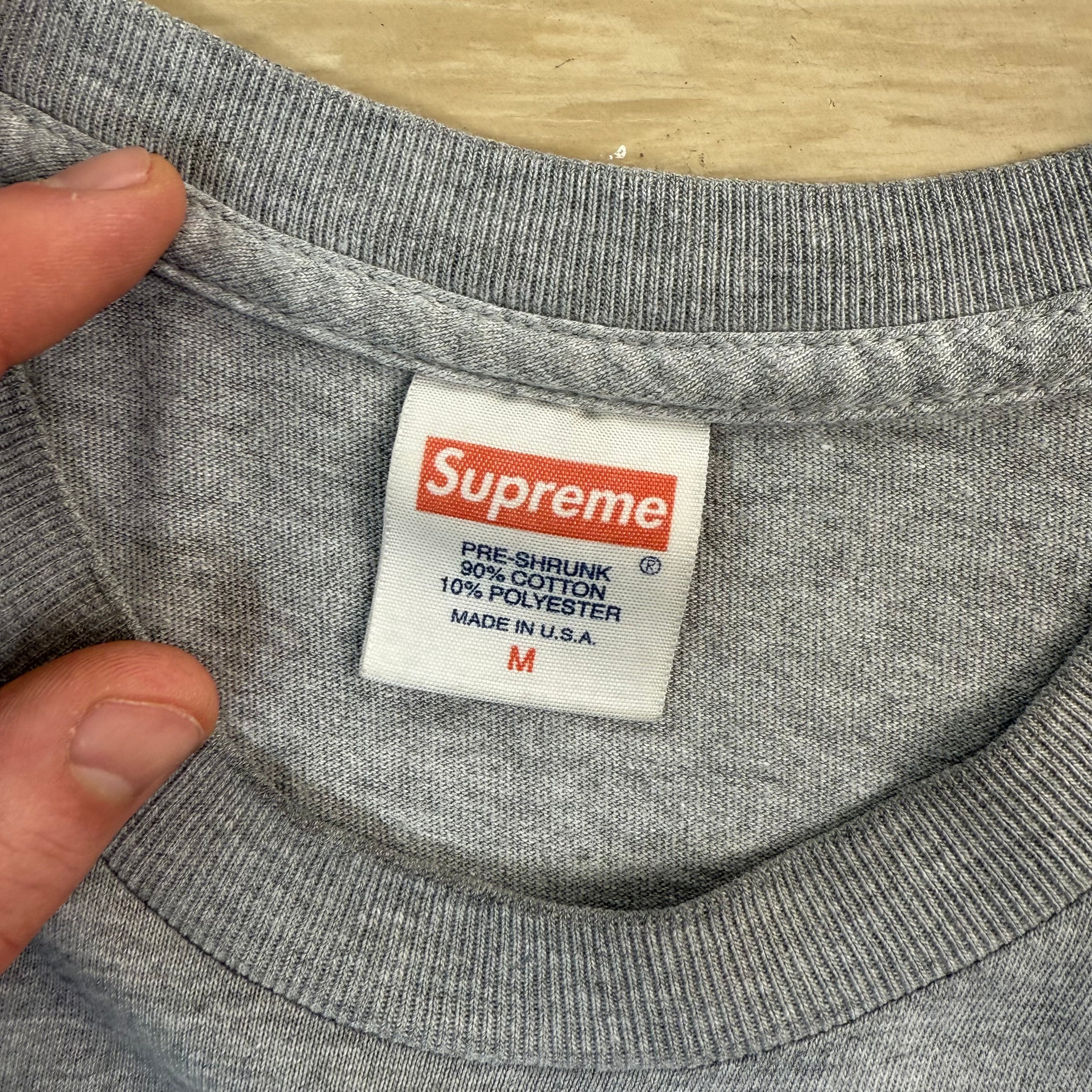 Supreme 2013 graphic bling box logo spellout tee (M)
