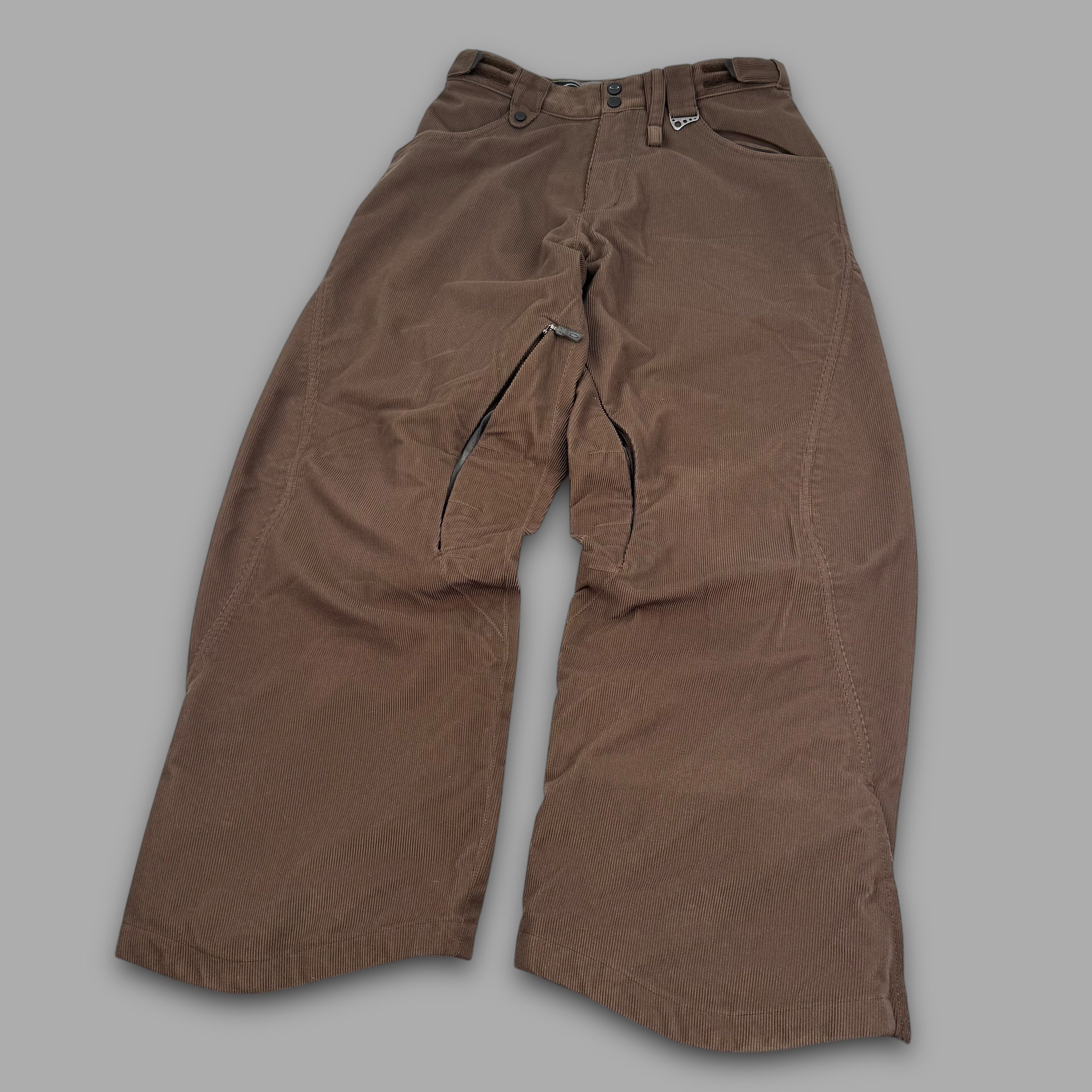Oakley hydro fuel 2000's technical corduroy baggy vented ski sallopettes (S-M)