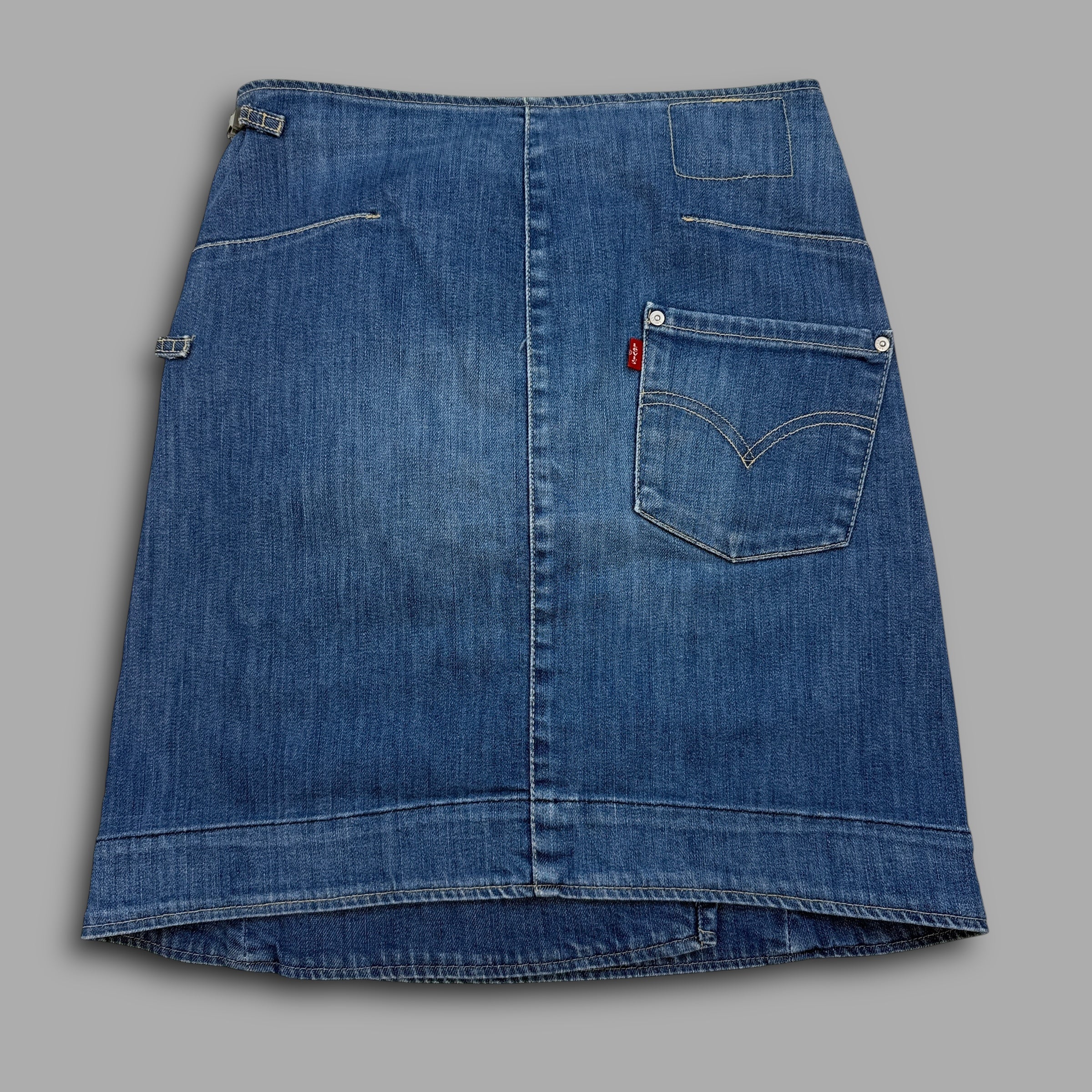 Levi's engineered 2000's technical denim wrap skirt (S)