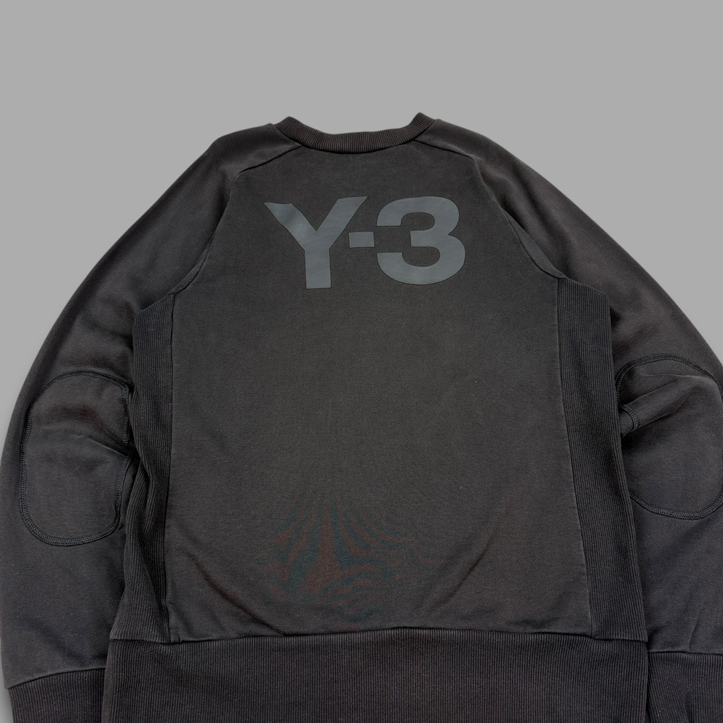 Yohji Yamamoto 2016 panelled pullover graphic Y3 sweatshirt (M)