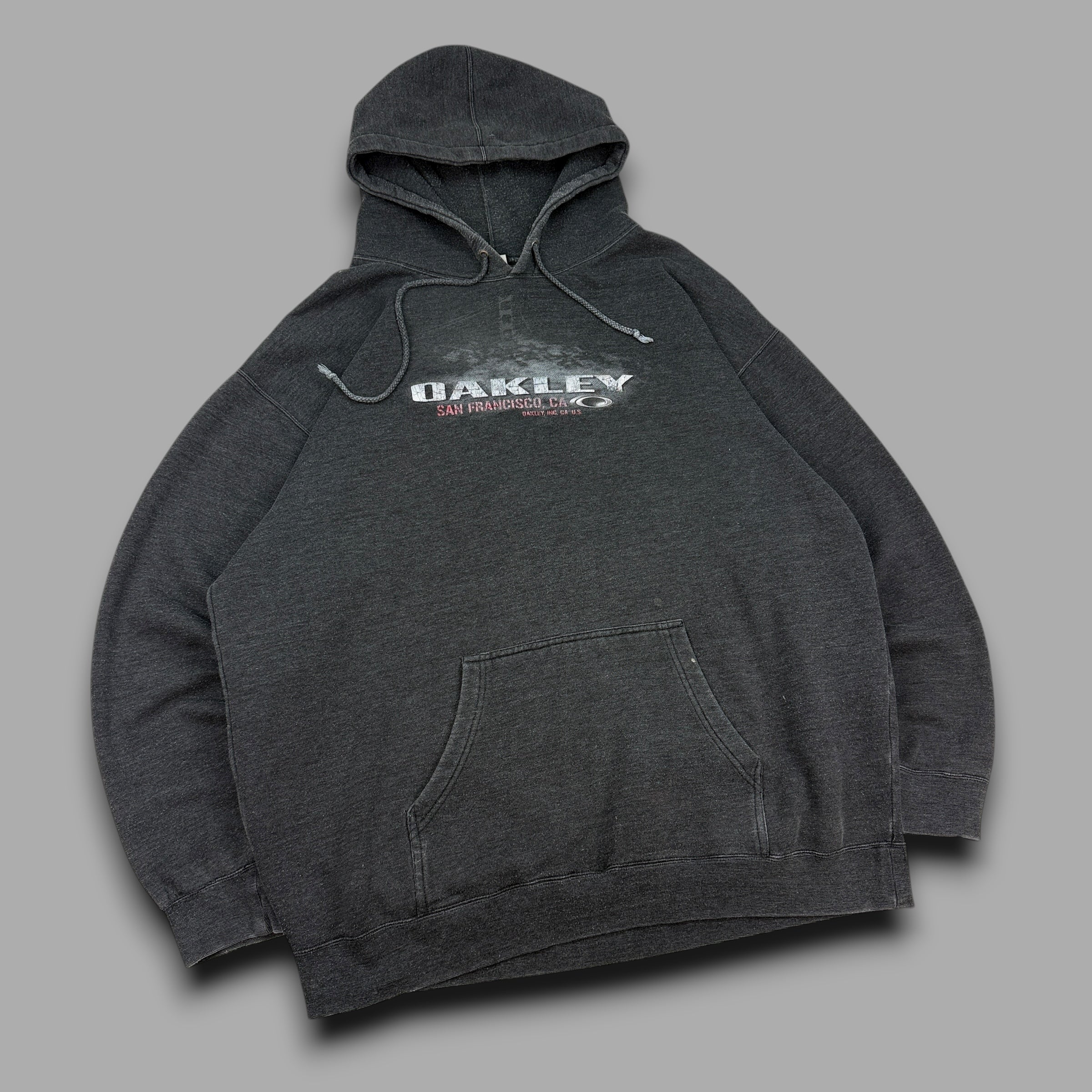 Oakley 2000's graphic spellout pullover hoodie (XXL)