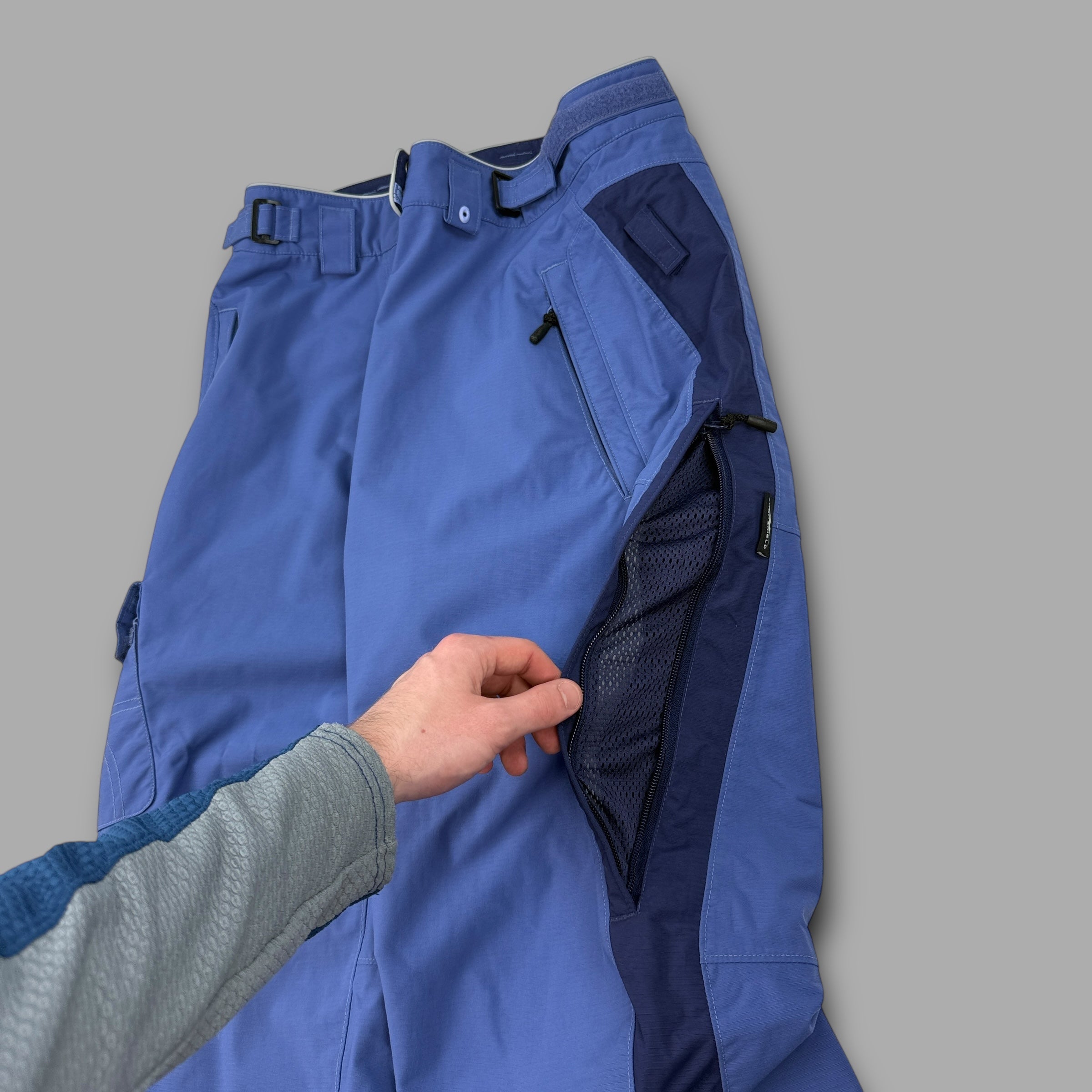 Columbia convert 2000's technical softshell ski sallopettes (L) wms