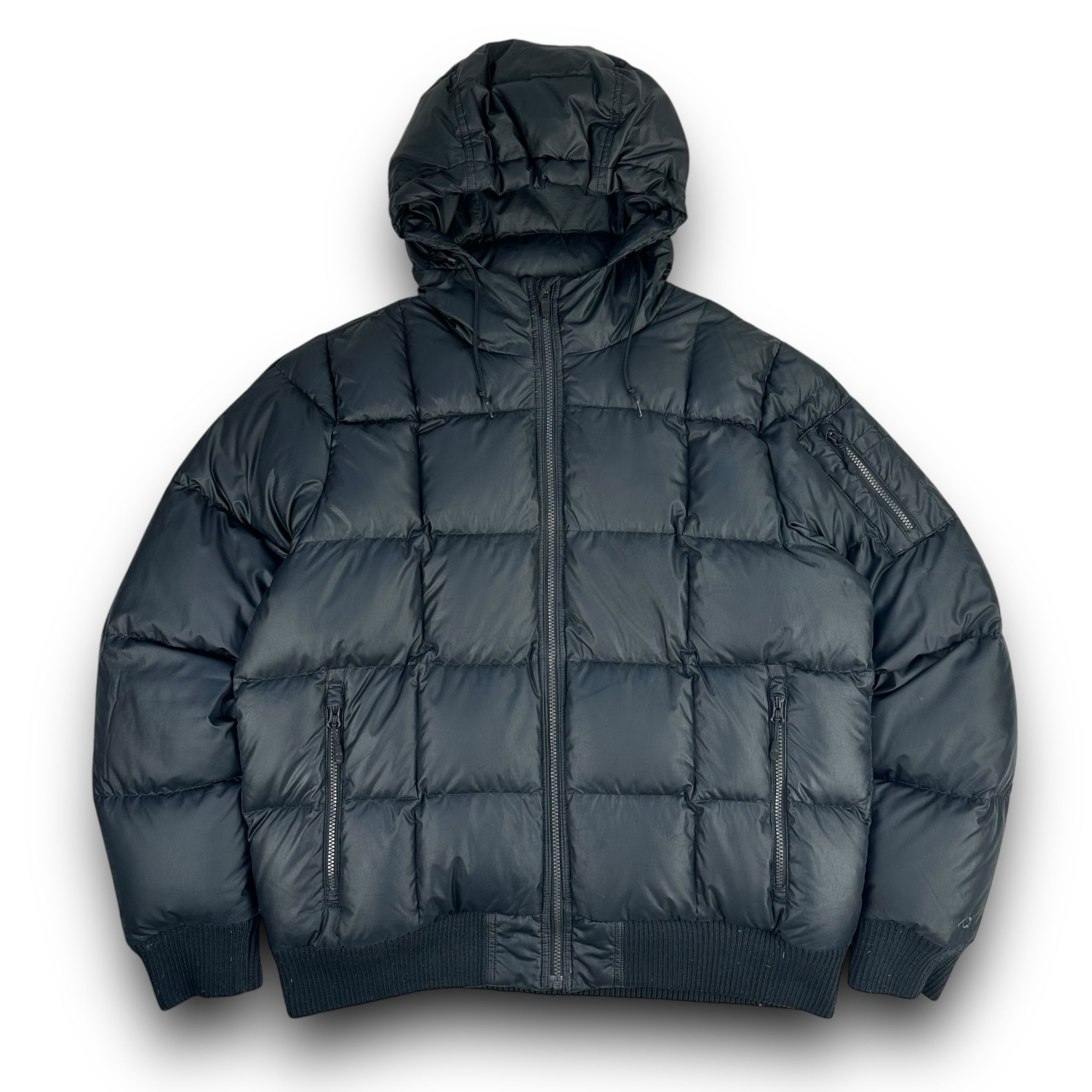 Nike 2000's technical square stitch 550 down-filled puffer jacket (L)