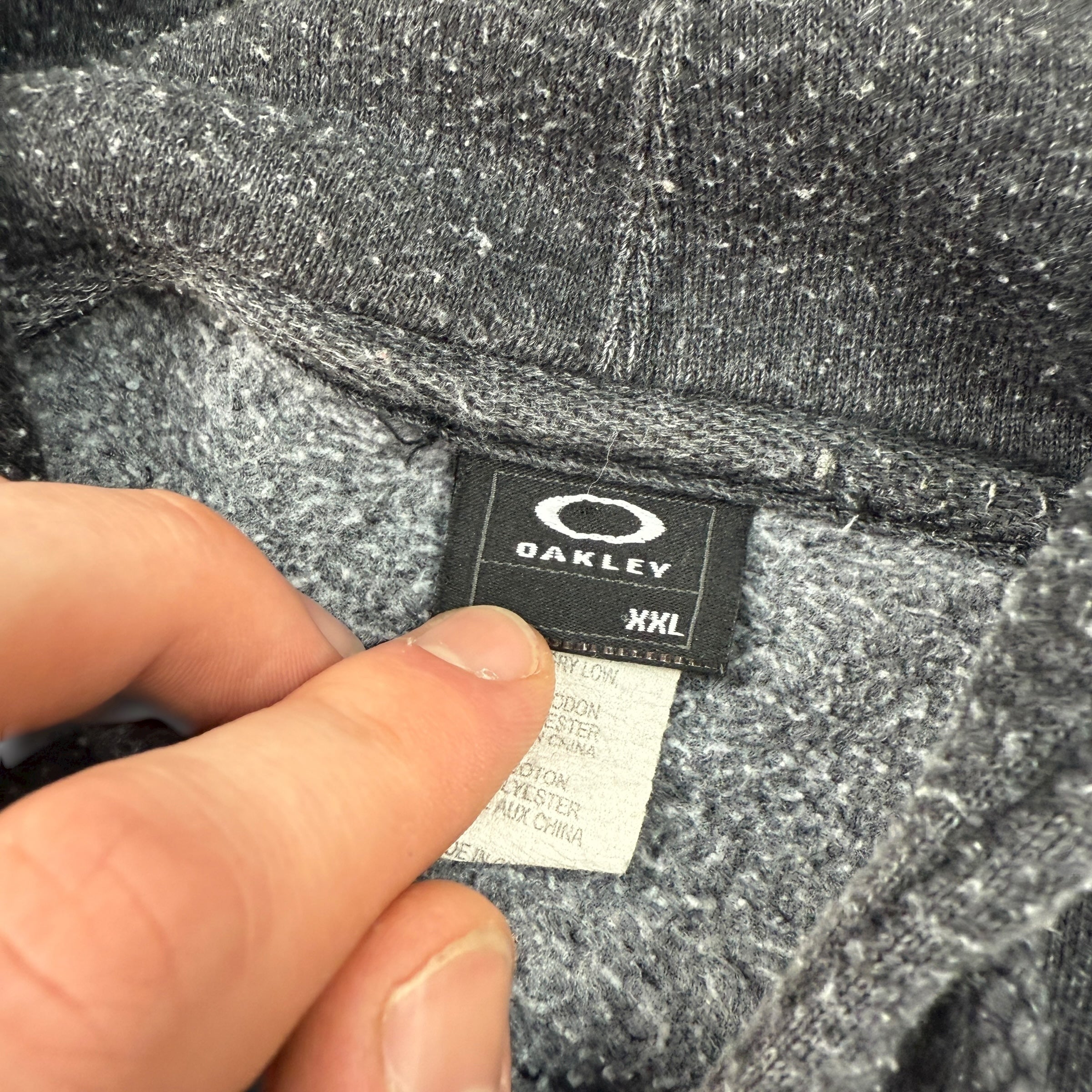 Oakley 2000's graphic spellout pullover hoodie (XXL)
