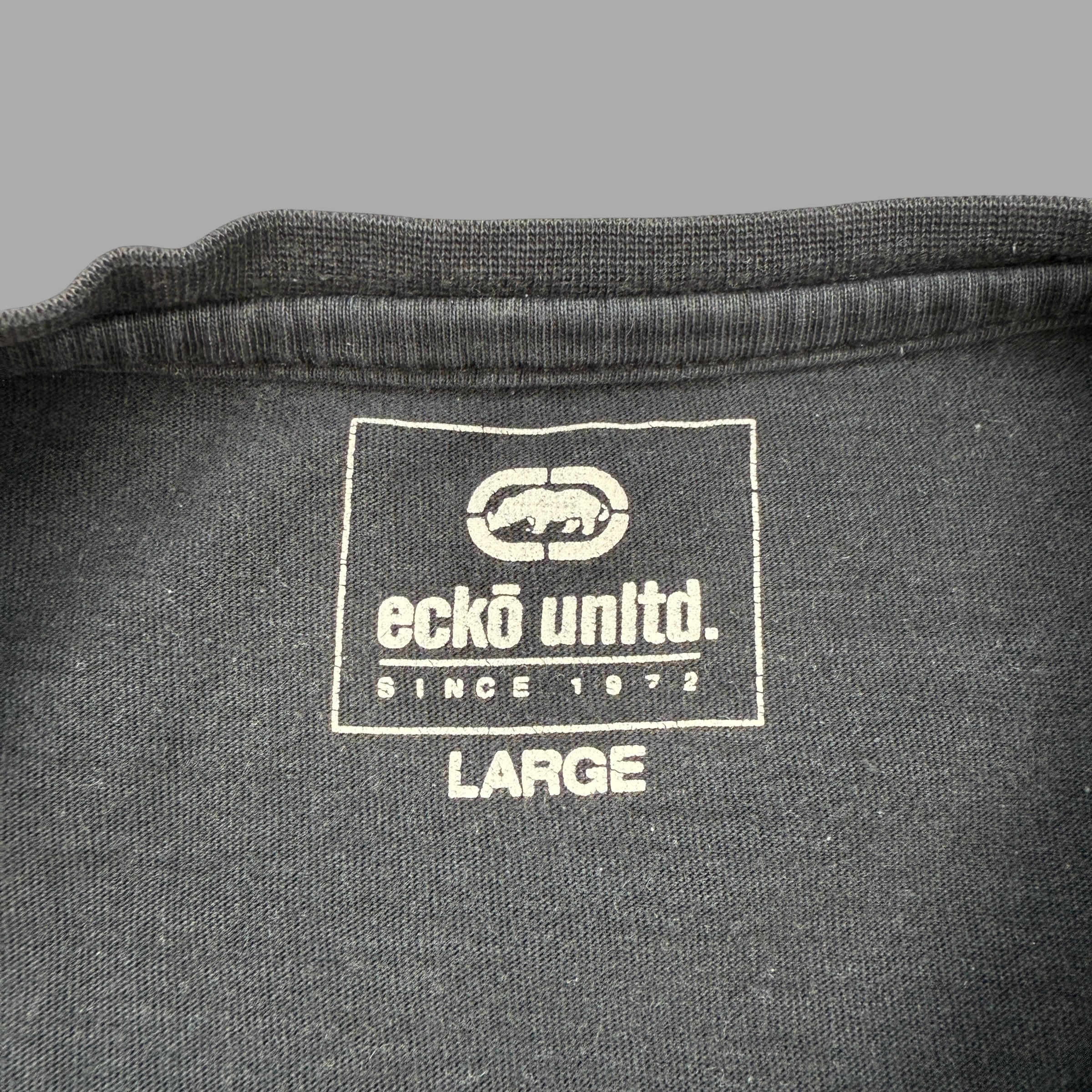 Ecko 2000's graphic spellout tee (L)