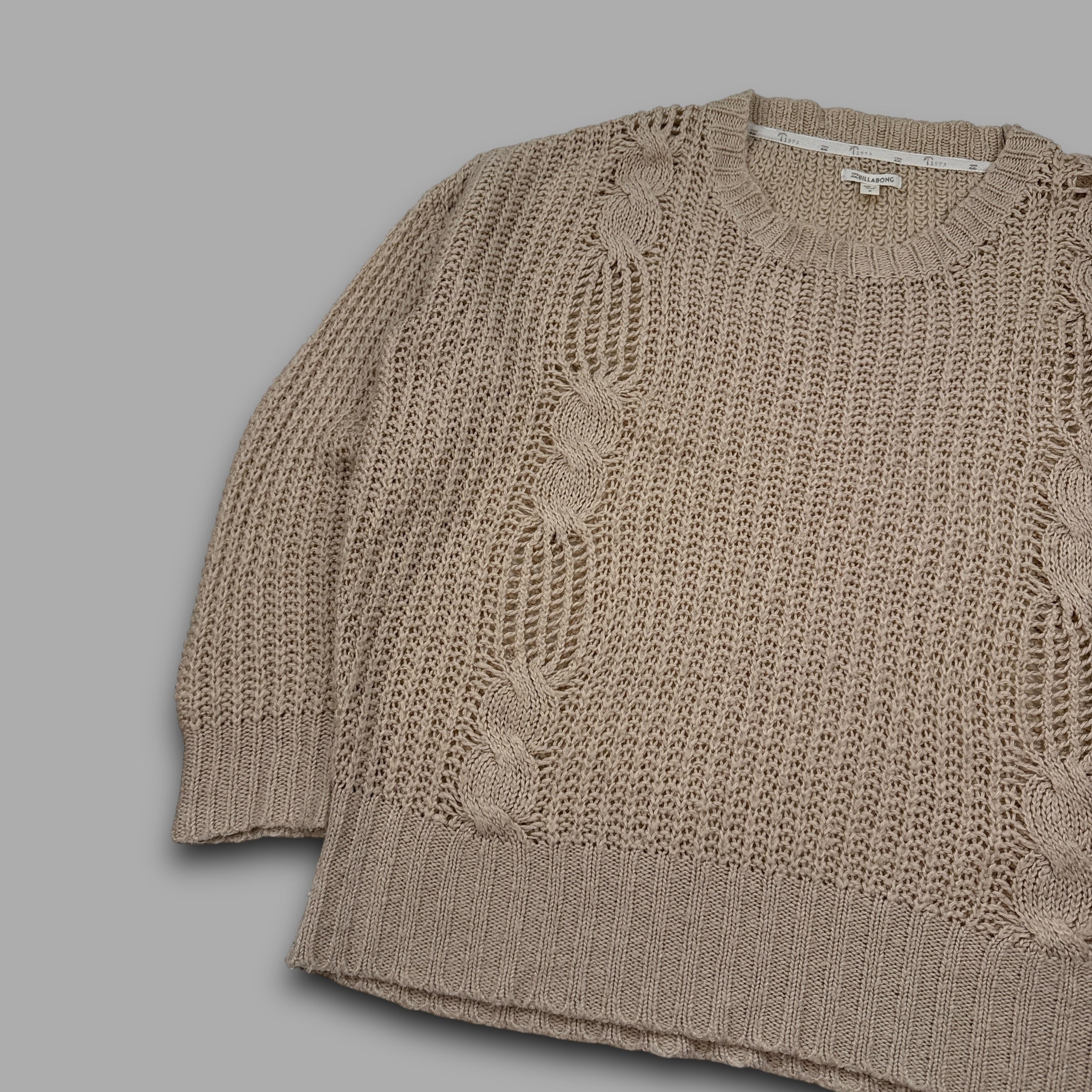 Billabong 2000's pullover knit sweatshirt (M)