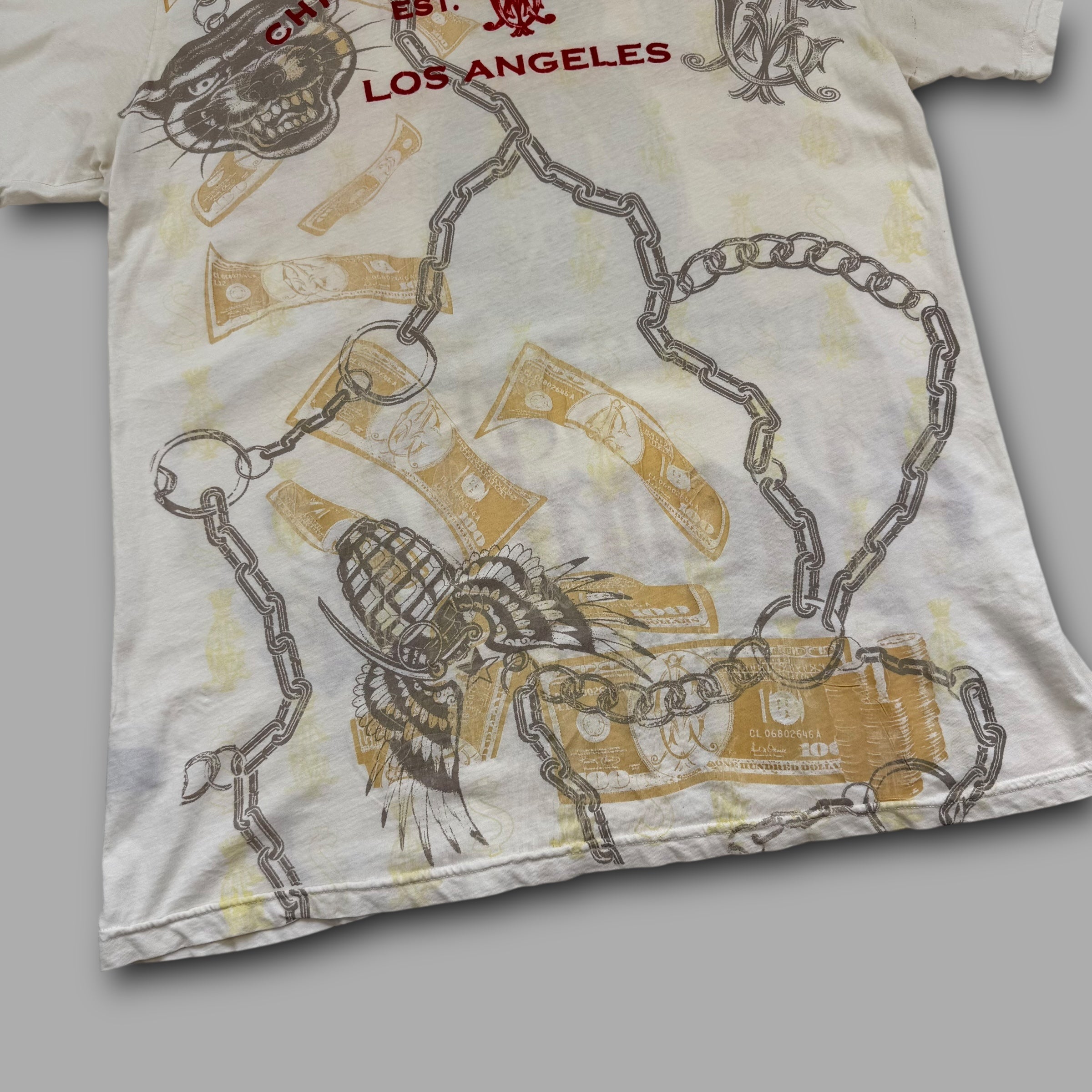 Christian Audigier 2000's graphic pullover tee (L-XXL)