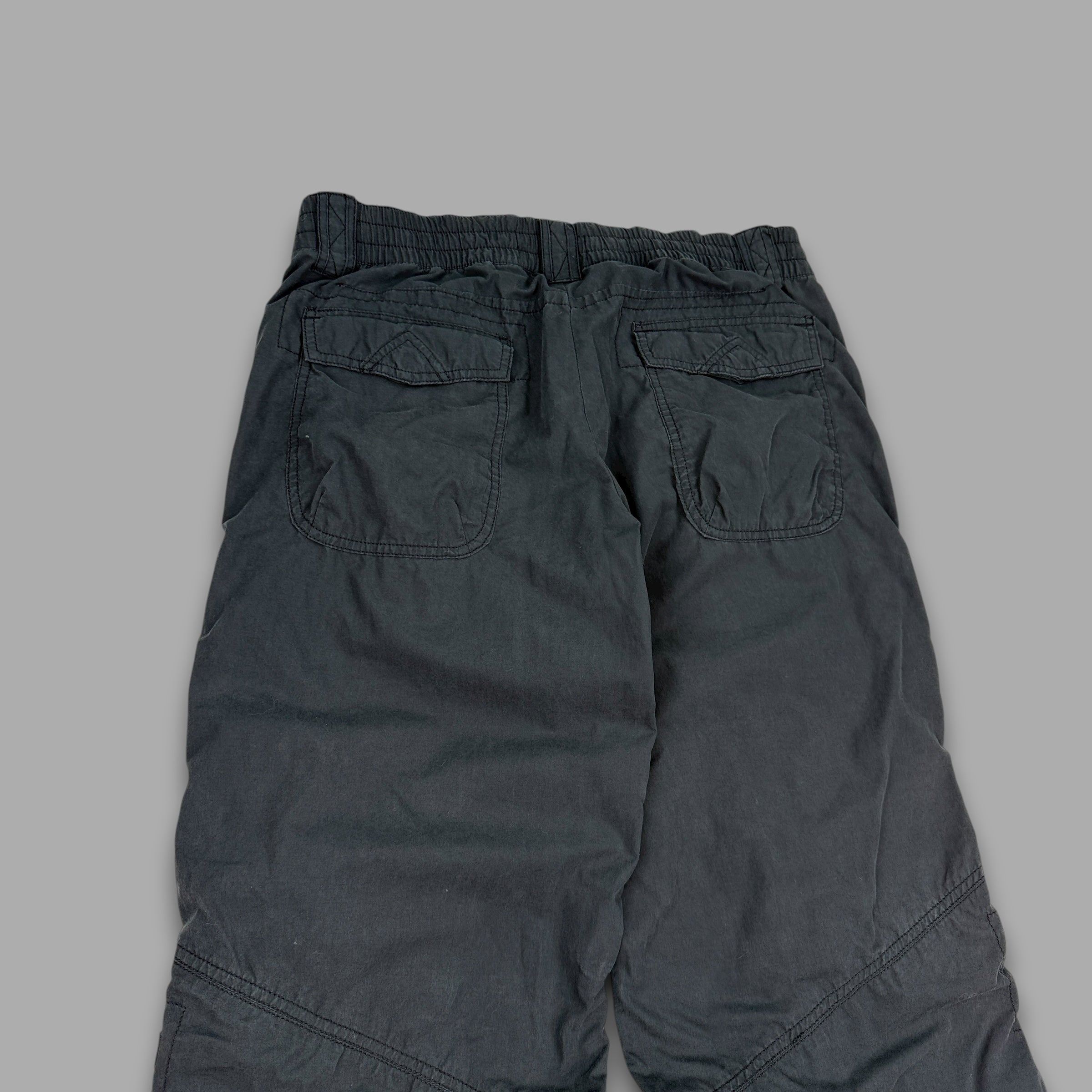 Nike 2000's technical baggy wide leg parachute bottoms (S)