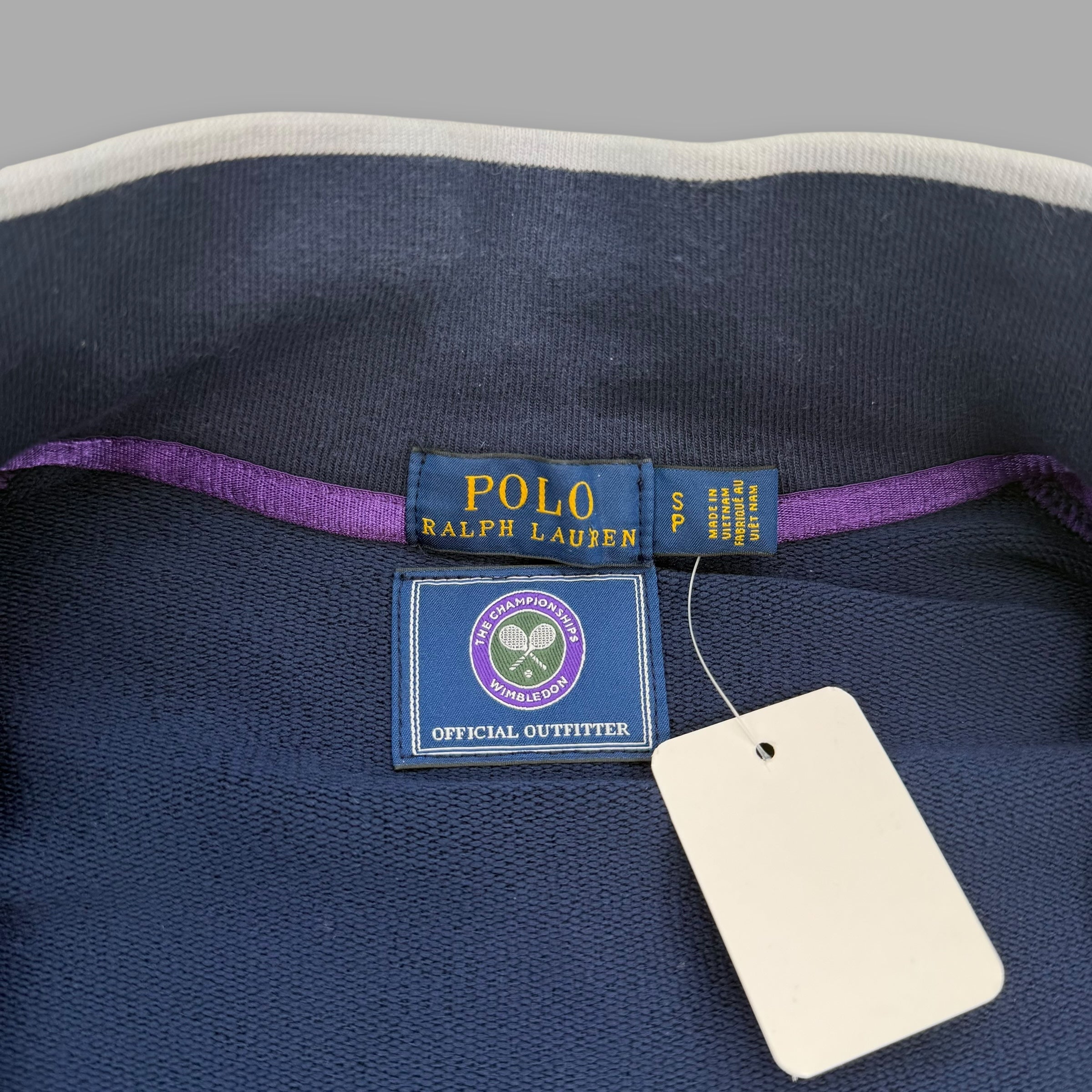 Ralph Lauren 2000's wimbleton zip-up track jacket (S)