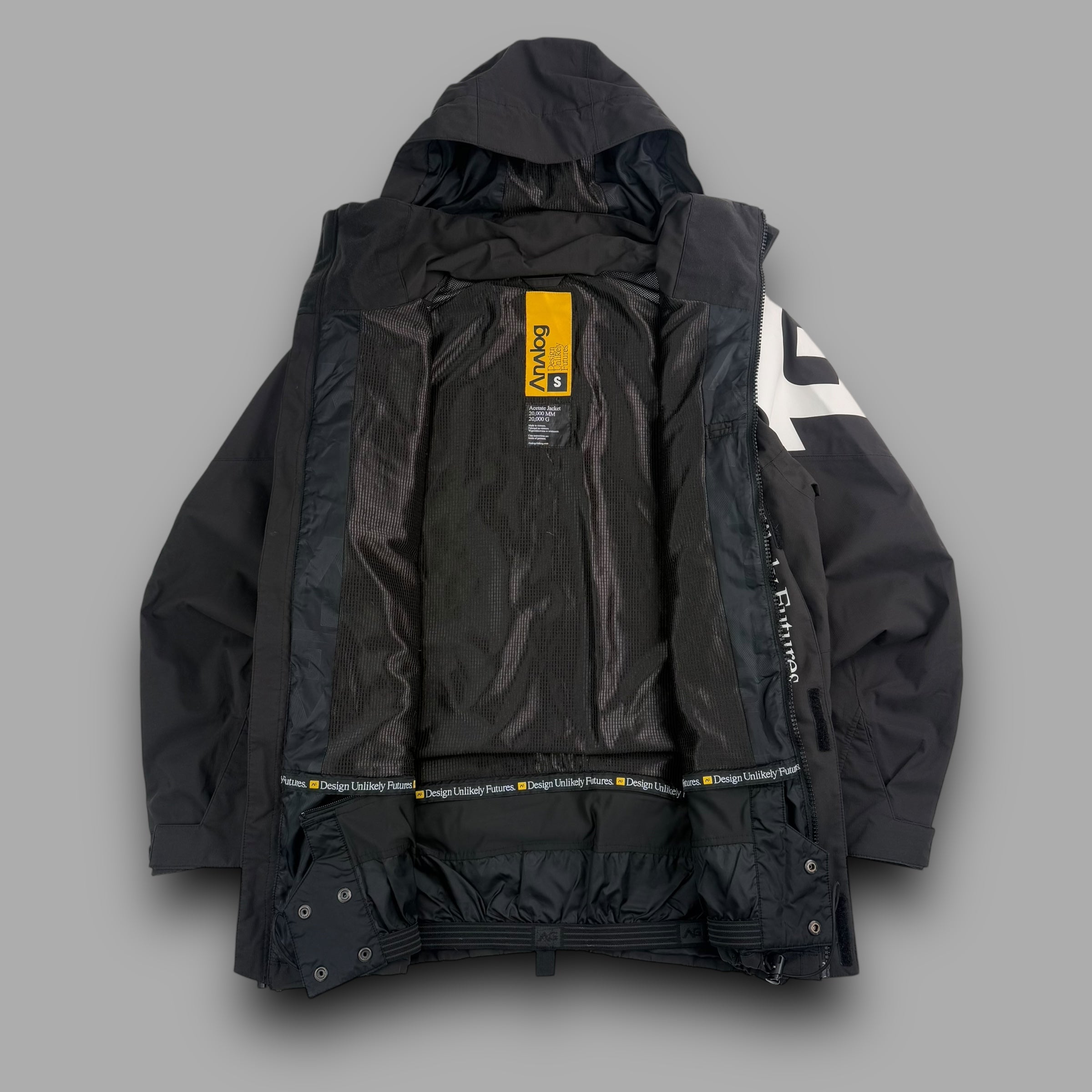 Burton analog 2000's technical nylon ripstop ski jacket (S-L