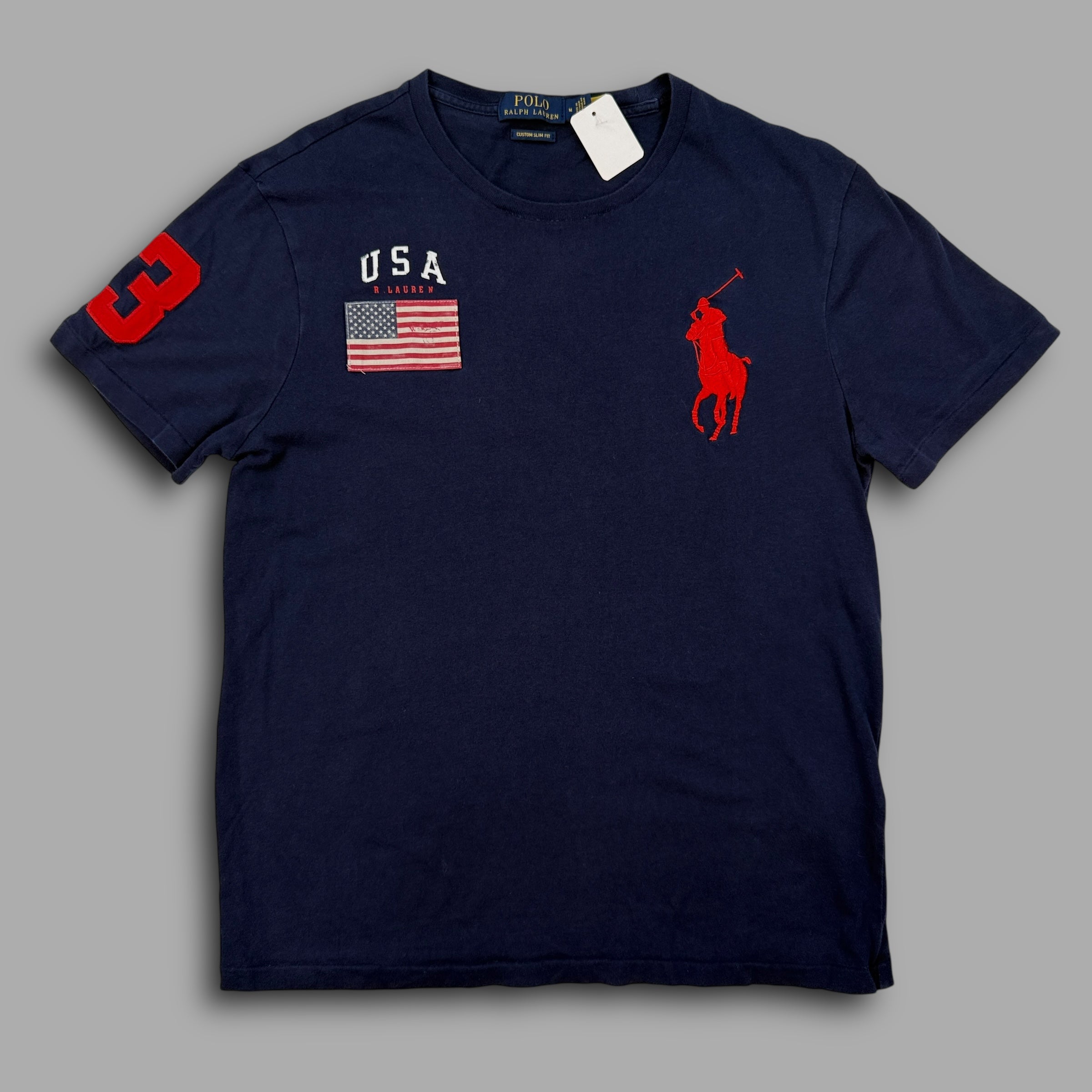 Ralph Lauren 2000's USA big pony tee (M)