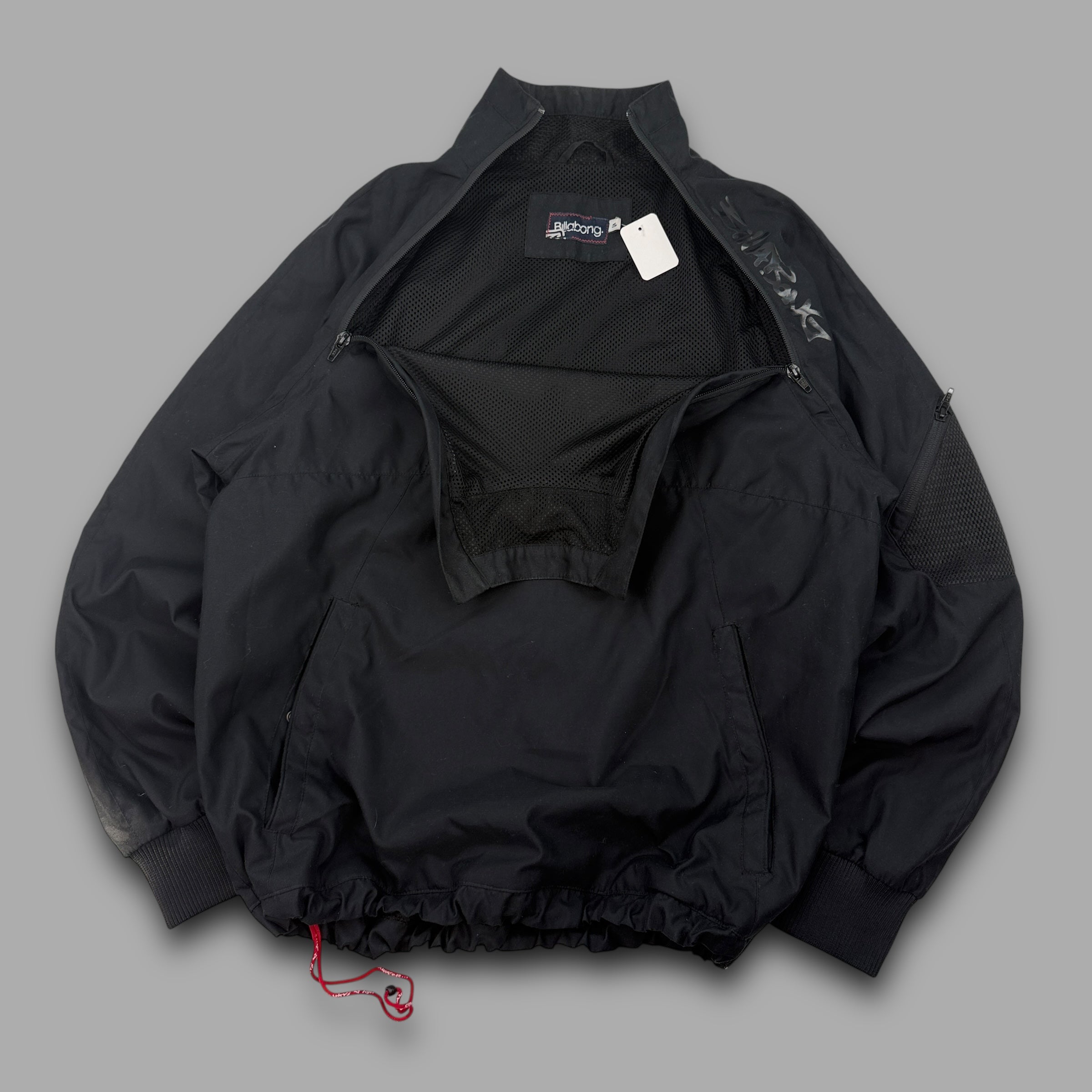 Billabong 2000's technical dual zip pullover windbreaker (S)