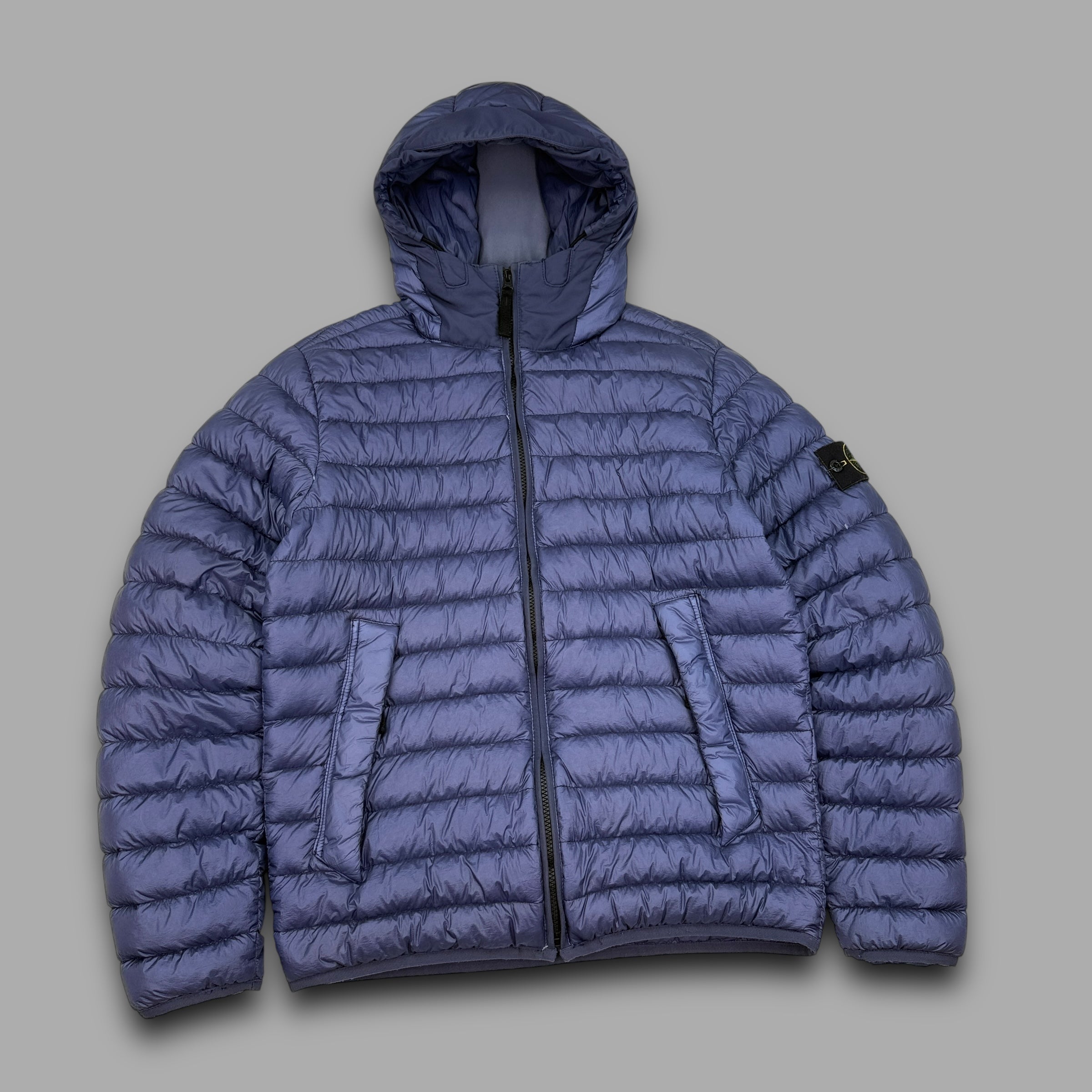 Stone island garment dyed downfilled puffer jacket (M)