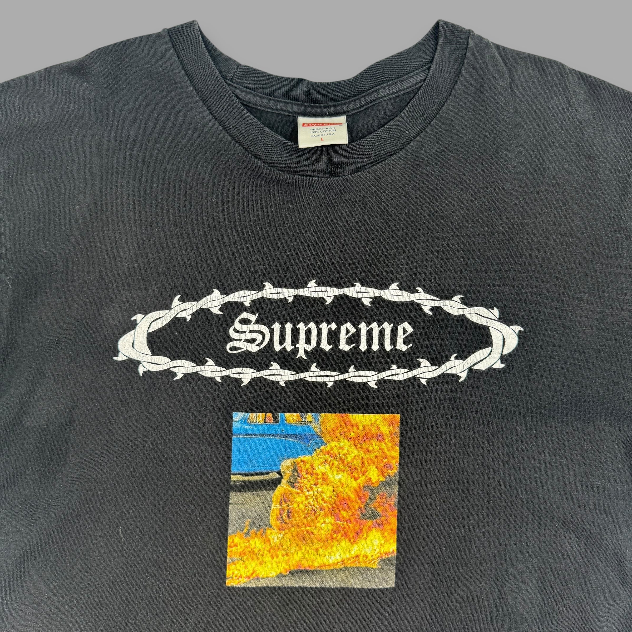 Supreme SS17 eternal burning monk tee (L)