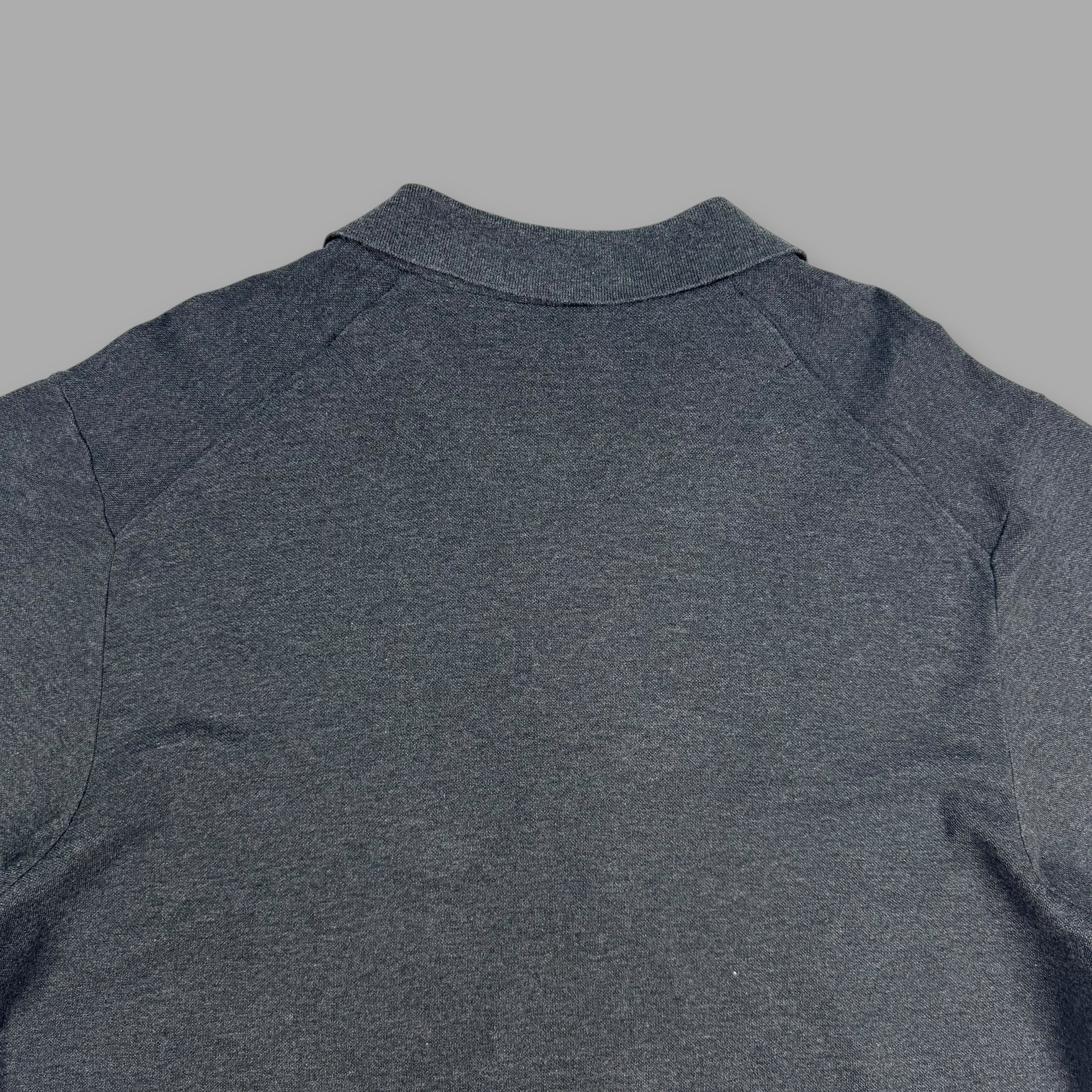 Adidas x Yohji Yamamoto 2000's graphic Y3 polo shirt (M)