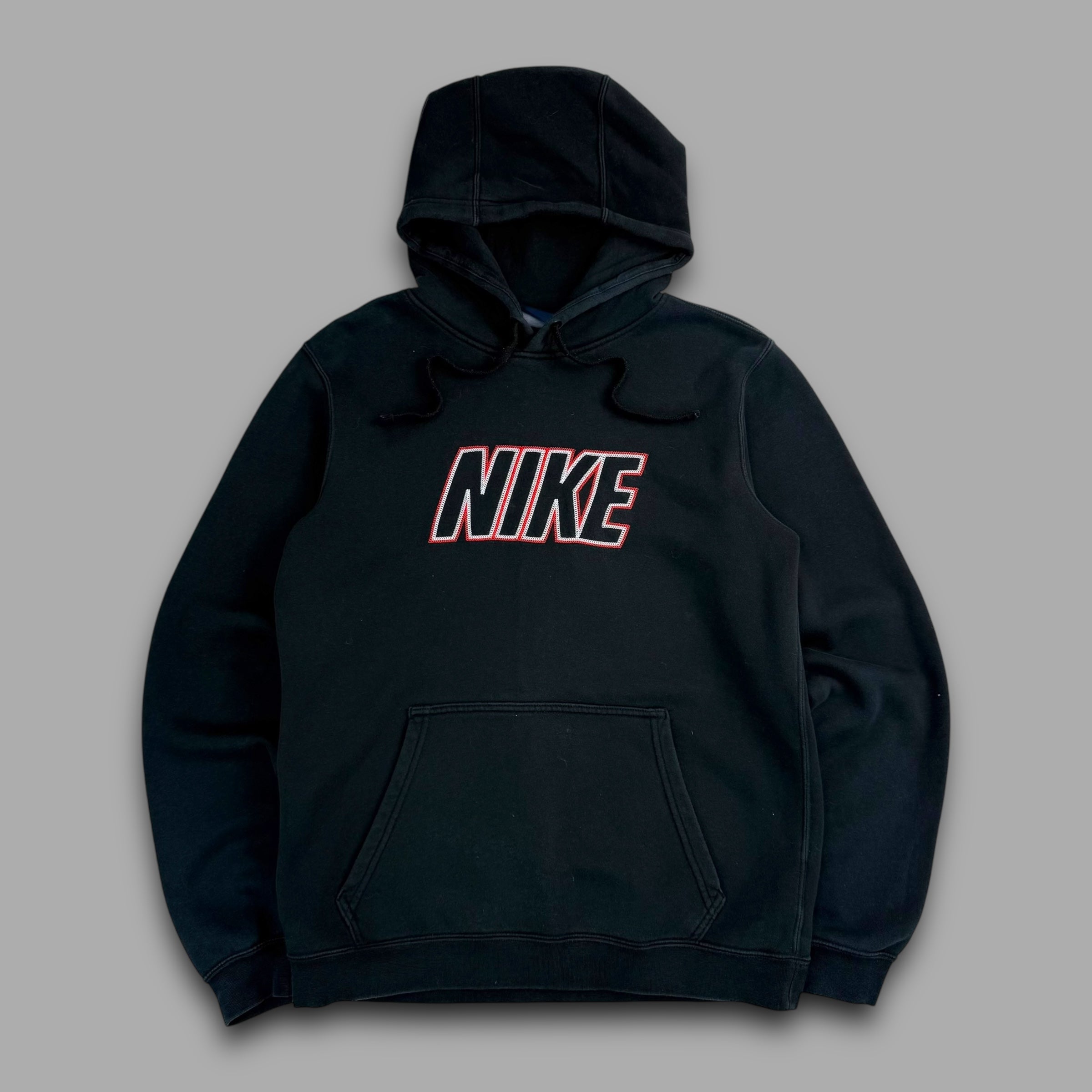 Nike 2000's spellout embroidered club hoodie (S)