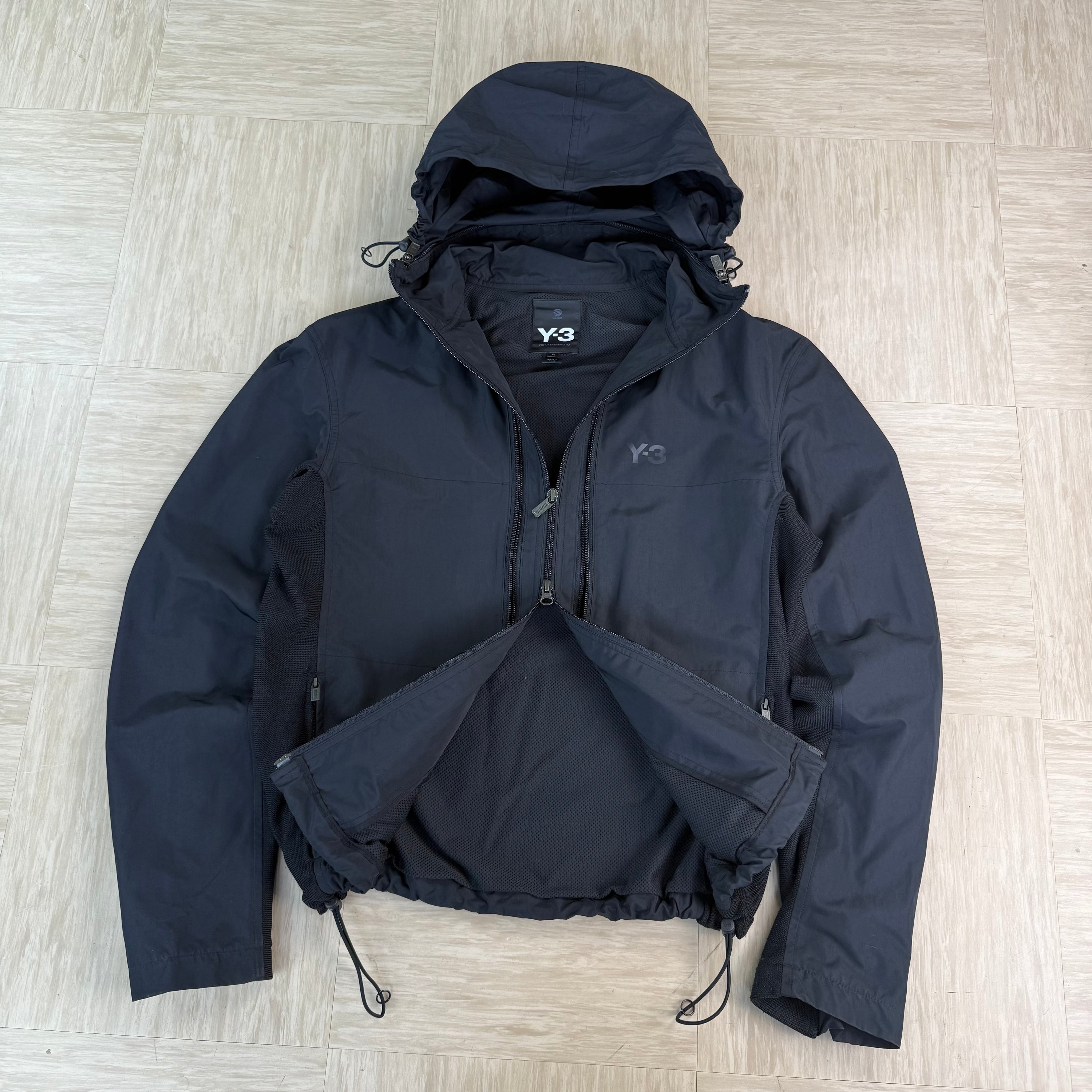Adidas x Yohji Yamamoto sample 2000's technical hidden pocket Y3 jacket (M)