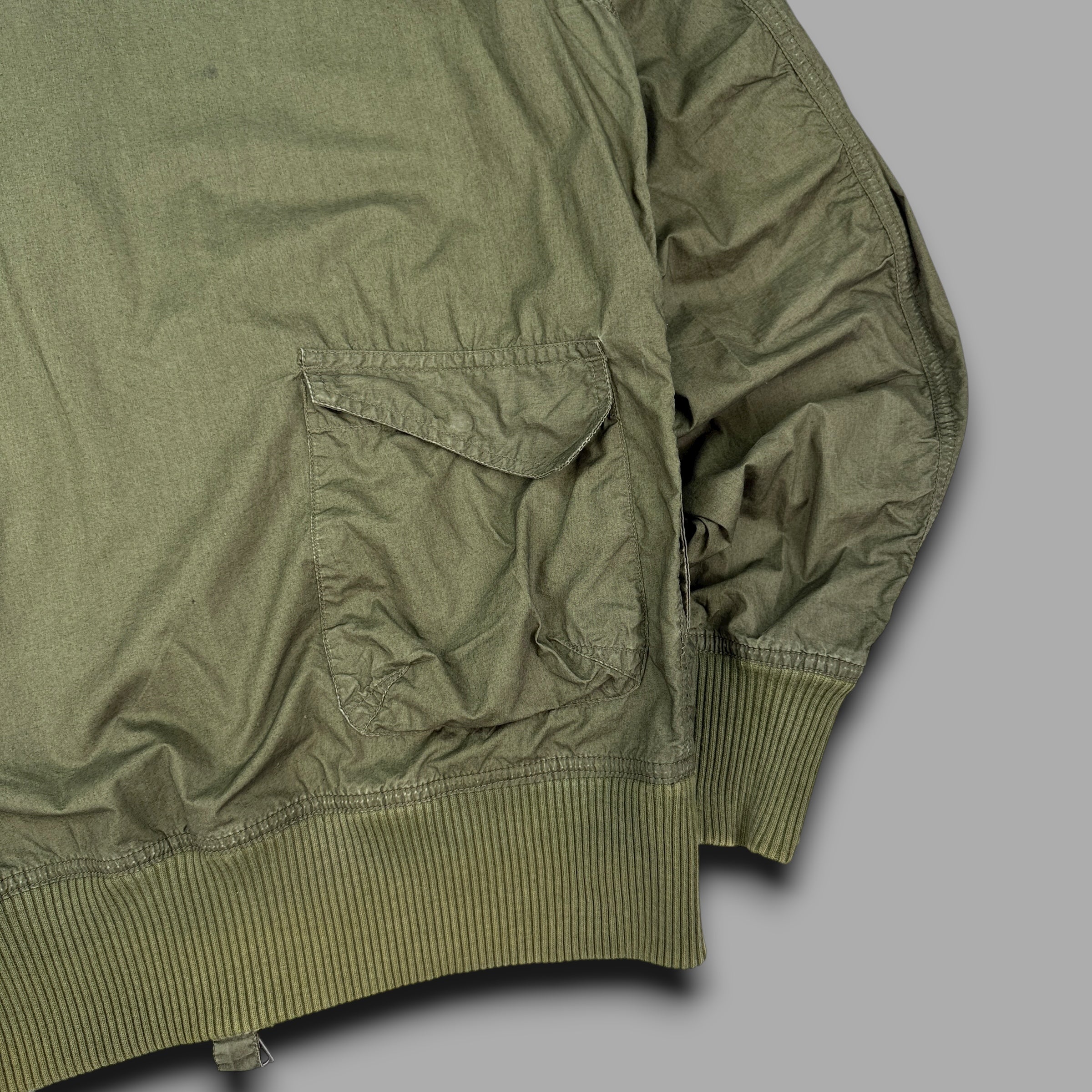 Maharishi 2000's technical lightweight dual pocket G8 wep military flight bomber jacket (M)
