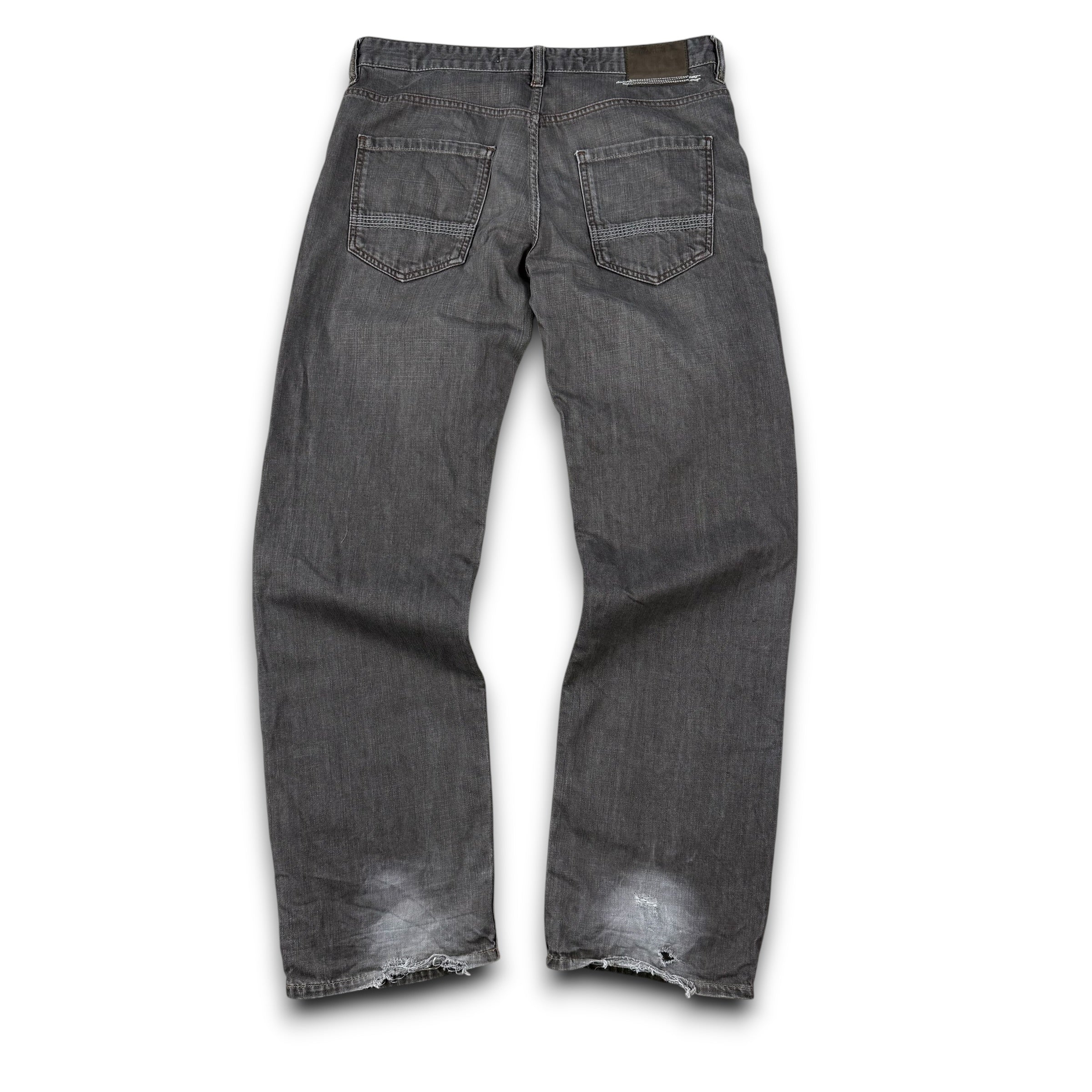 Timberland 2000's distressed bootcut denim jeans (L)