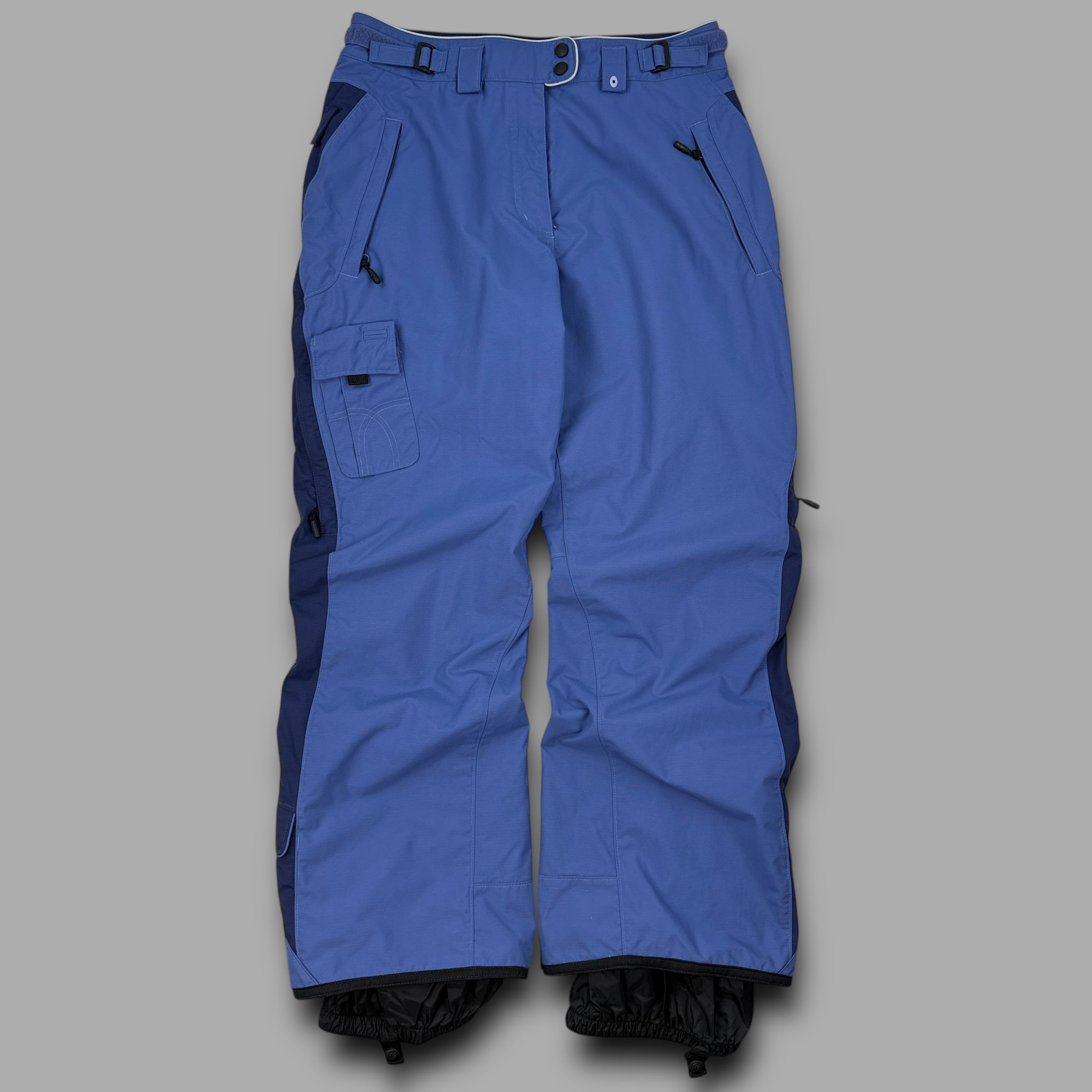 Columbia convert 2000's technical softshell ski sallopettes (L) wms