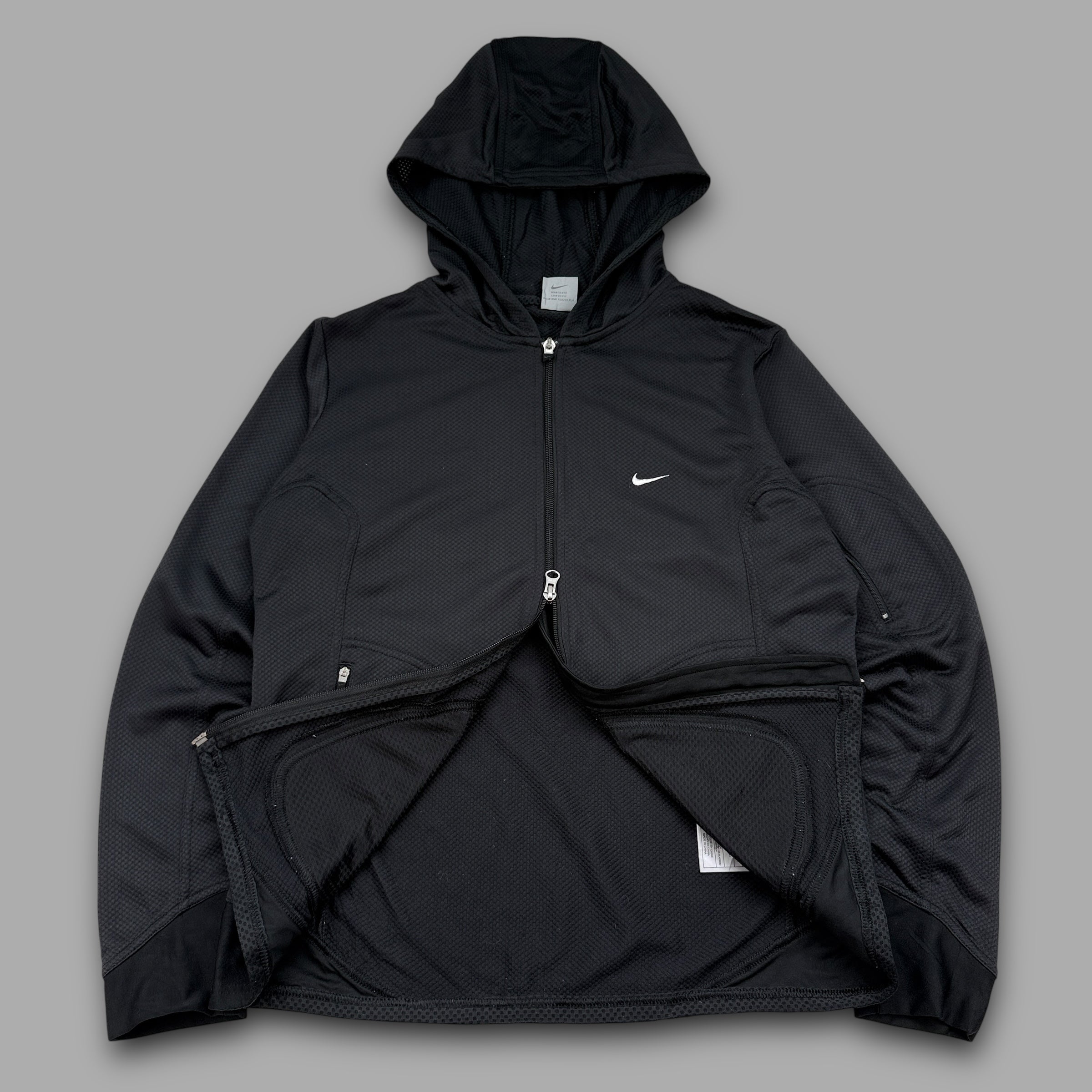Nike sphere 2000's technical lightweight mesh running track jacket (S)