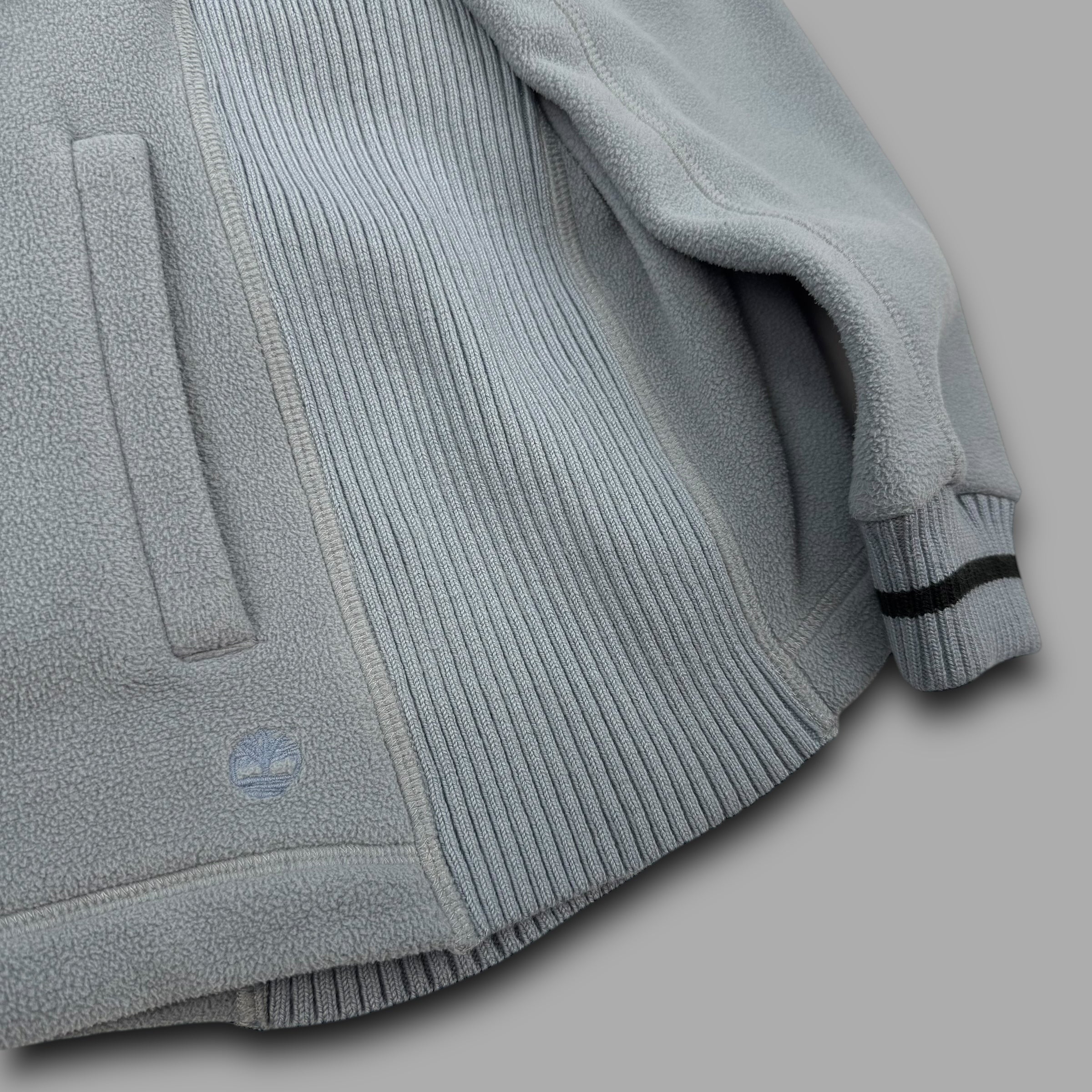 Timberland 2001 technical zip up ribbed fleece jacket (S)