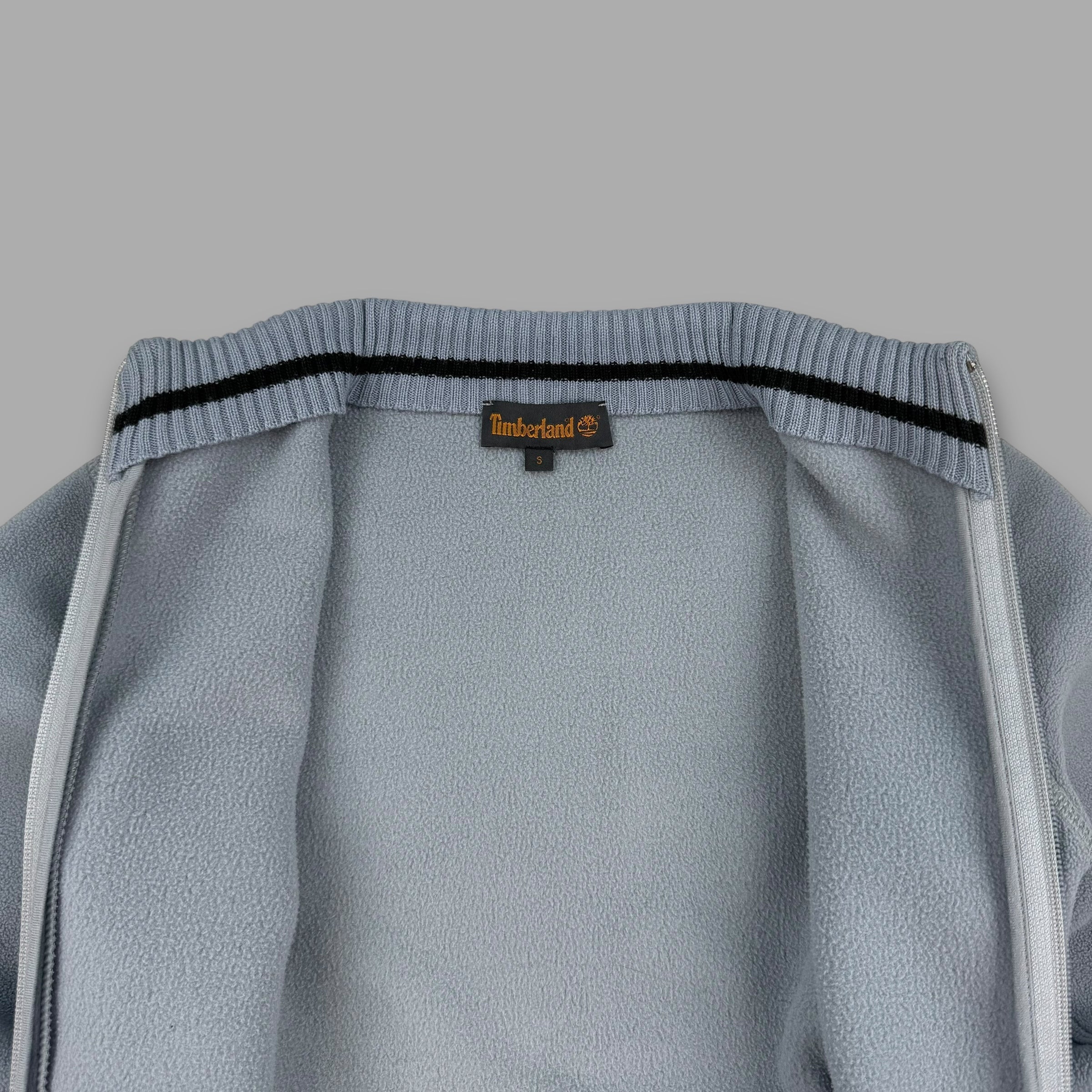 Timberland 2001 technical zip up ribbed fleece jacket (S)