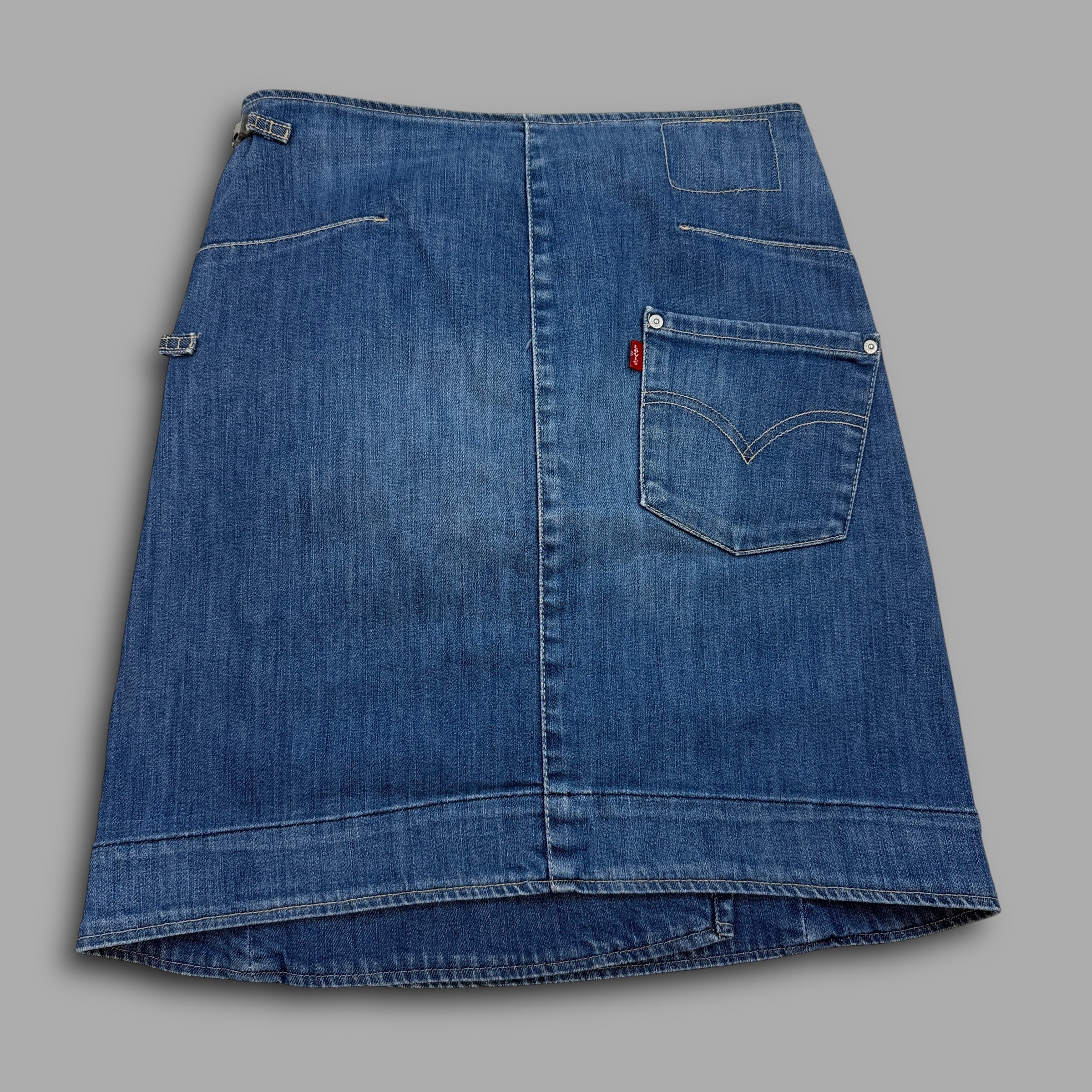 Levi's engineered 2000's technical denim wrap skirt (S)