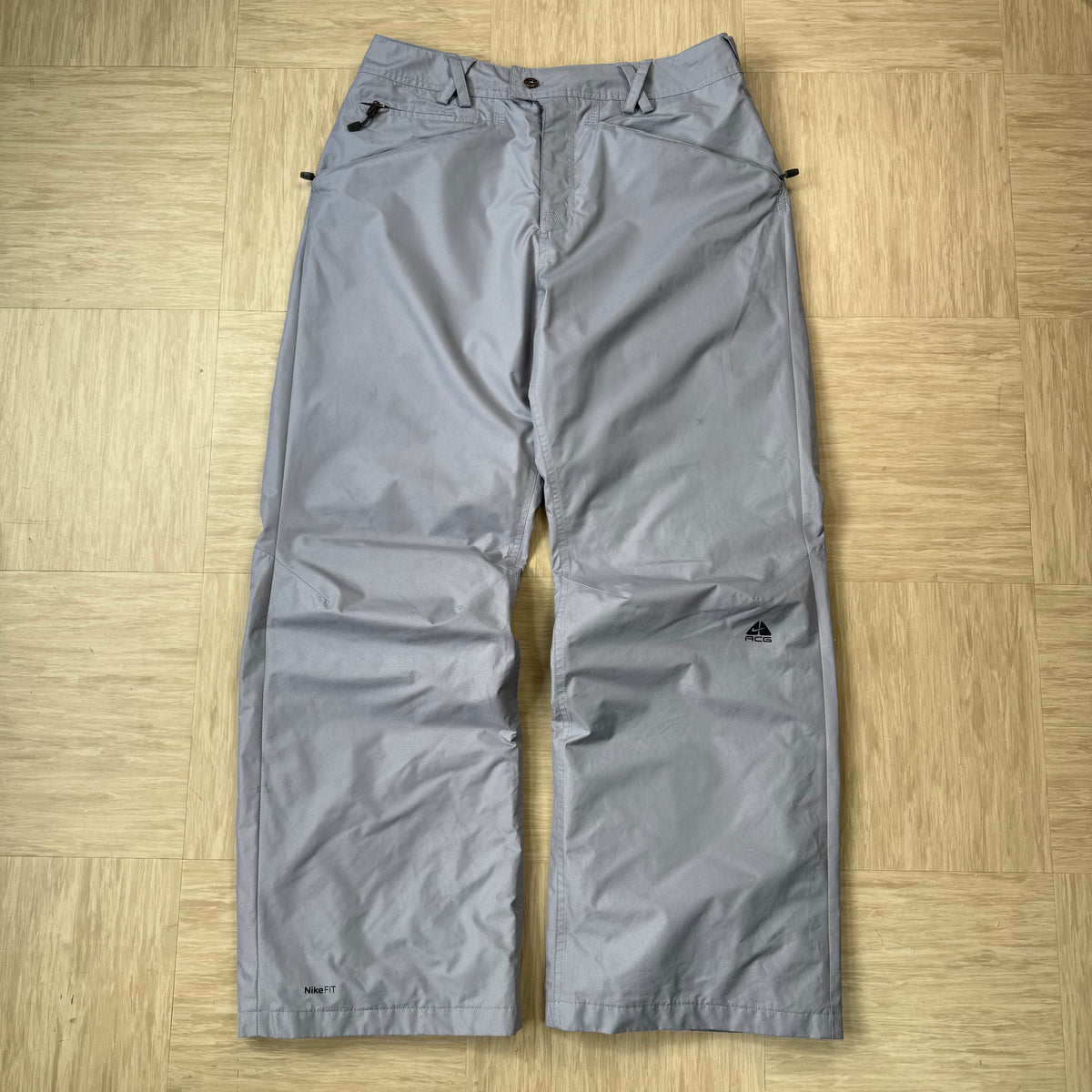 Nike ACG 2000's softshell baggy wide leg ski sallopettes (M)