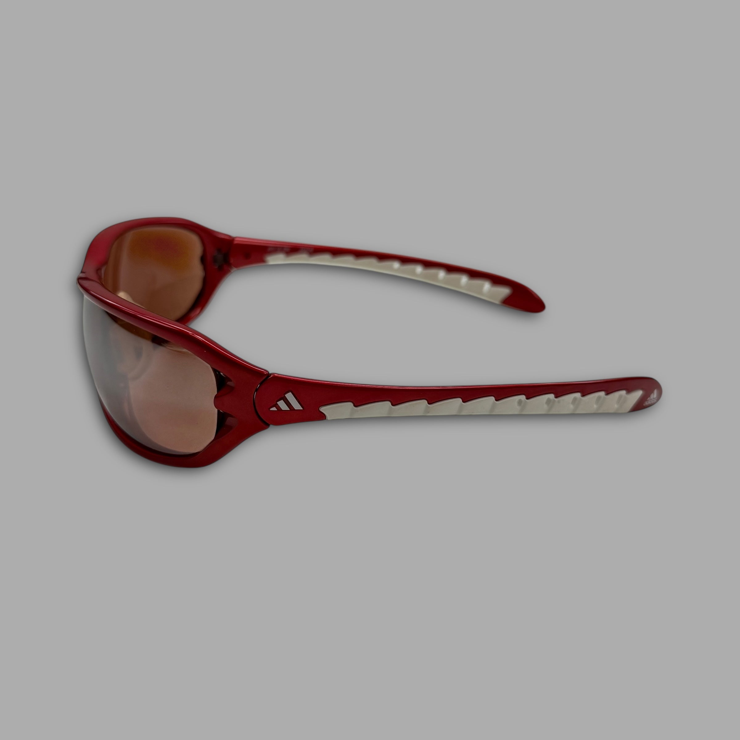 Adidas 2000's Agilis A163-6061 wrap shield sunglasses (OS)