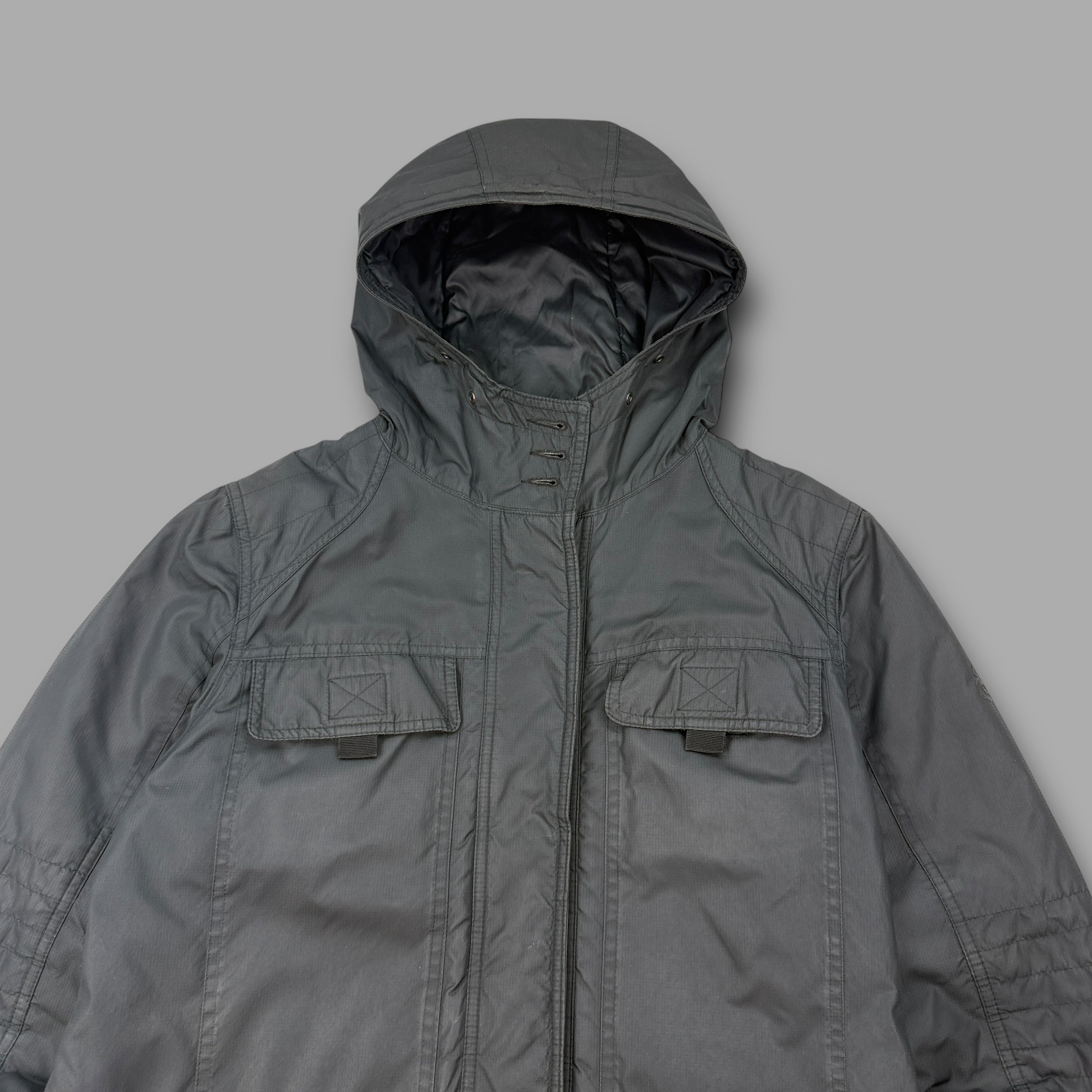 Dolce and gabanna 2000's technical multi-pocket nylon parka jacket (S-M)