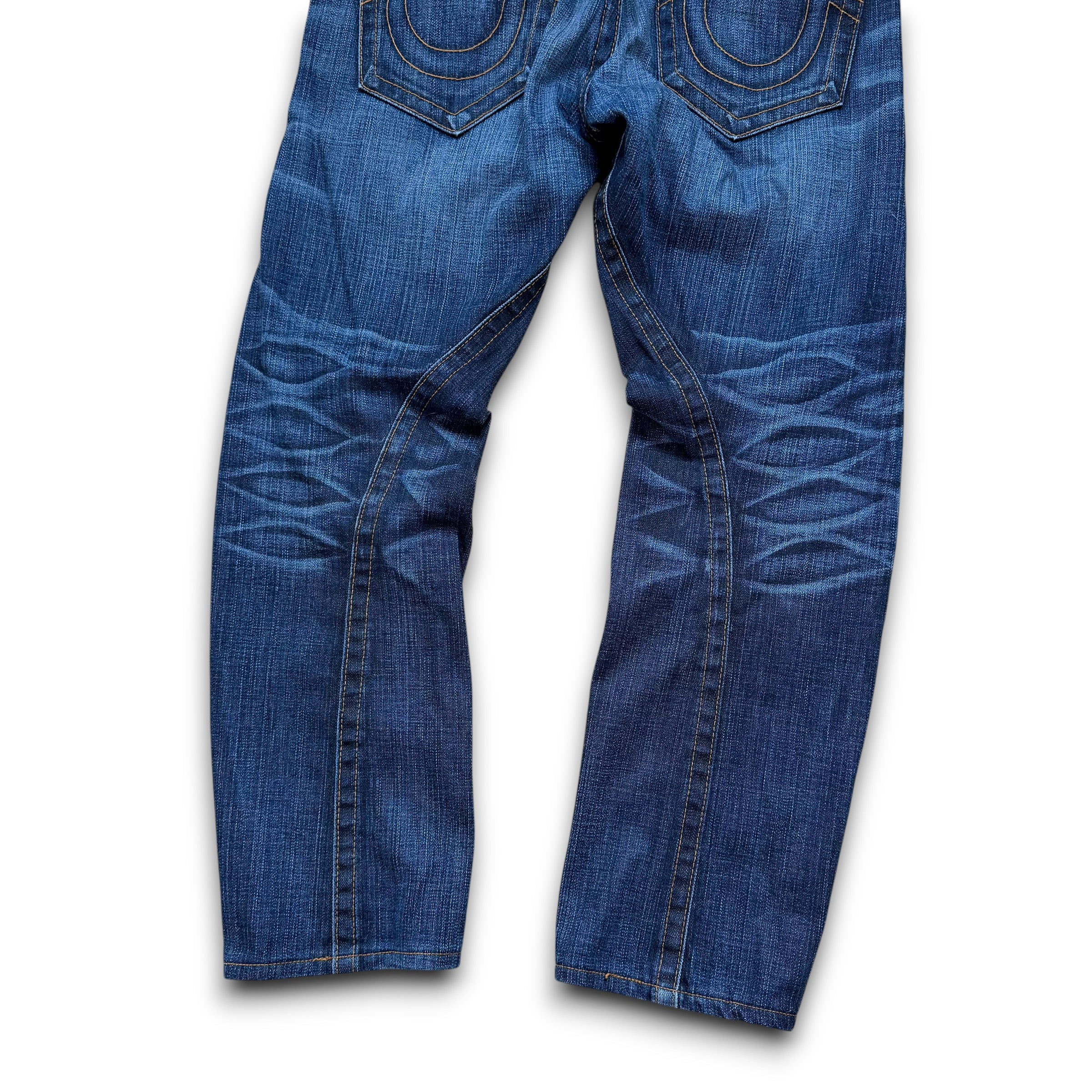 True religion 2000's twisted denim straight leg jeans (S)