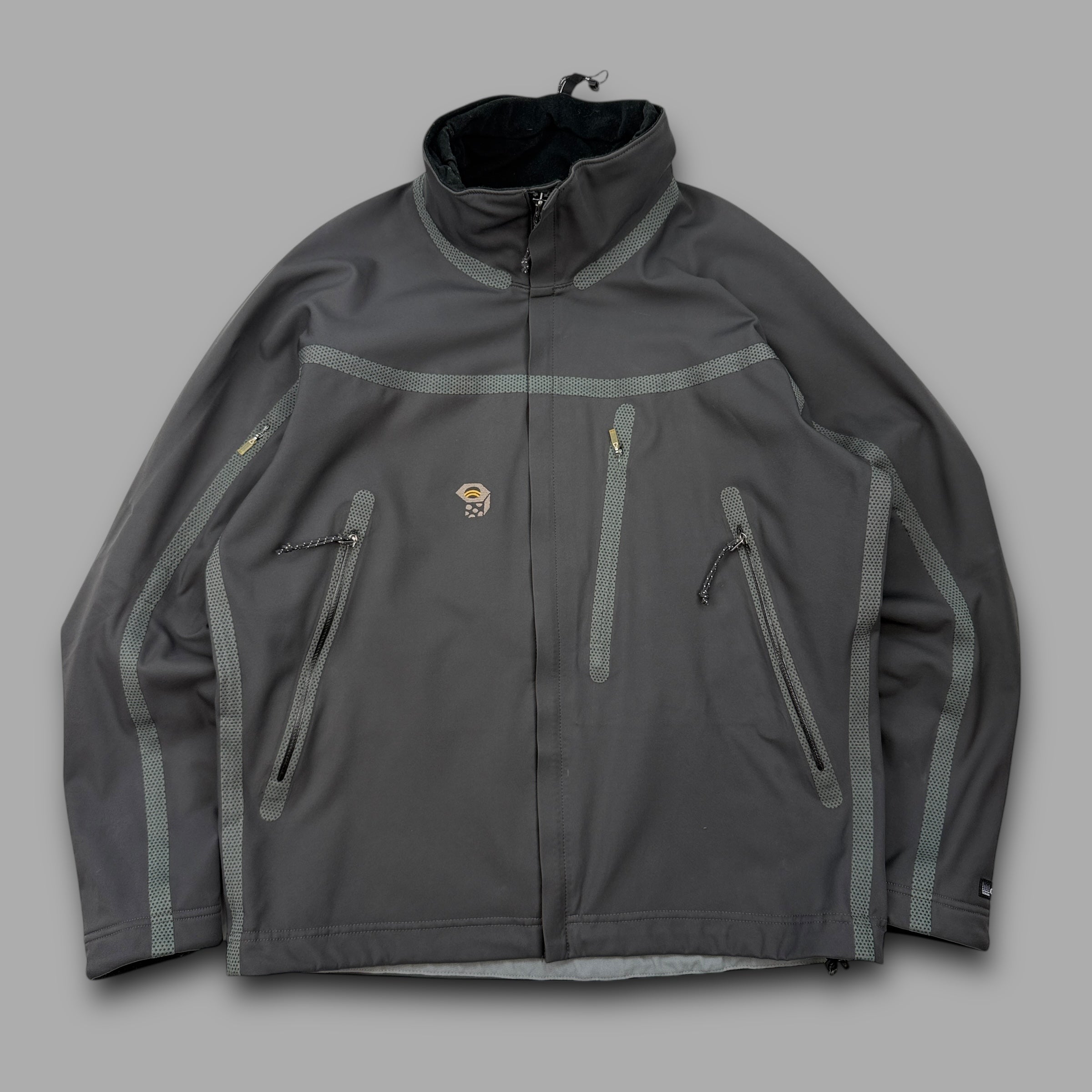 Mountain hardwear 2000's technical taped seams conduit softshell jacket (S)