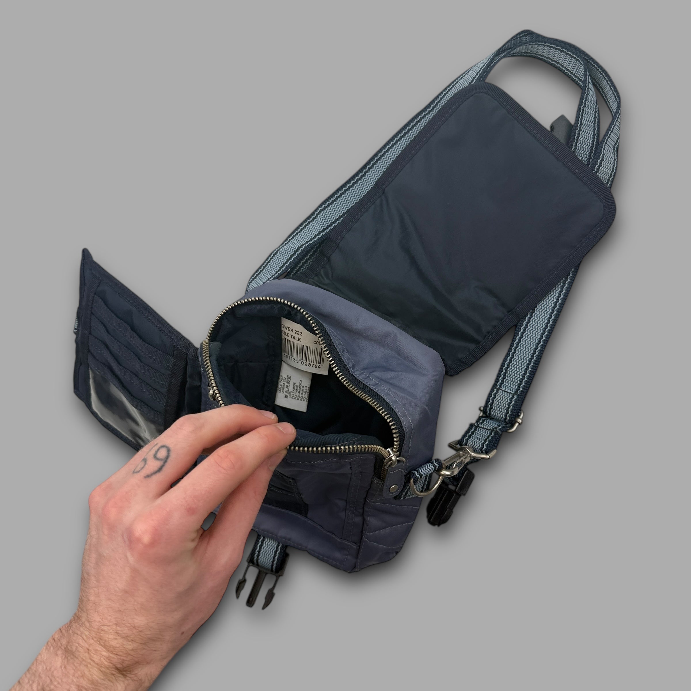 Quiksilver x Roxy 2000's technical carry all smoke bag / shoulder bag (OS)