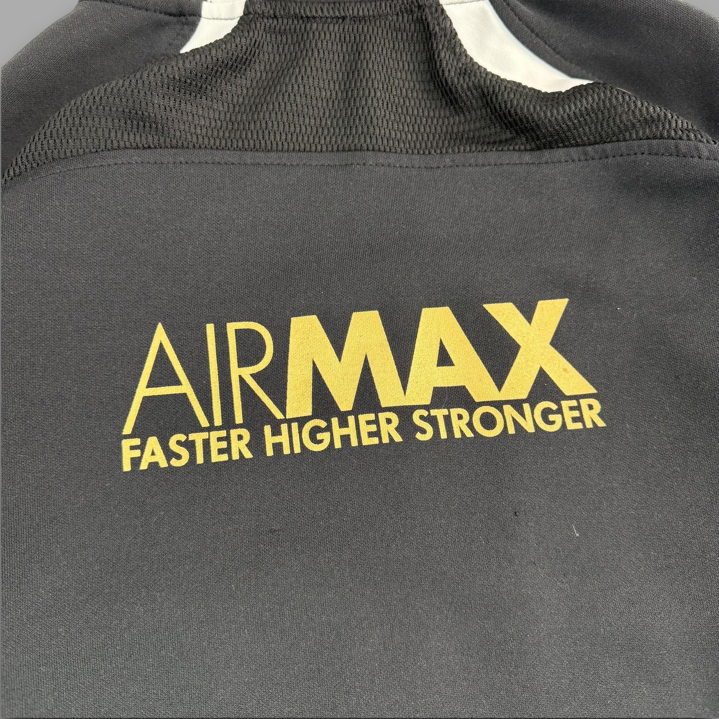 Nike 2000's airmax 'faster higher stronger' zip up hoodie (S)