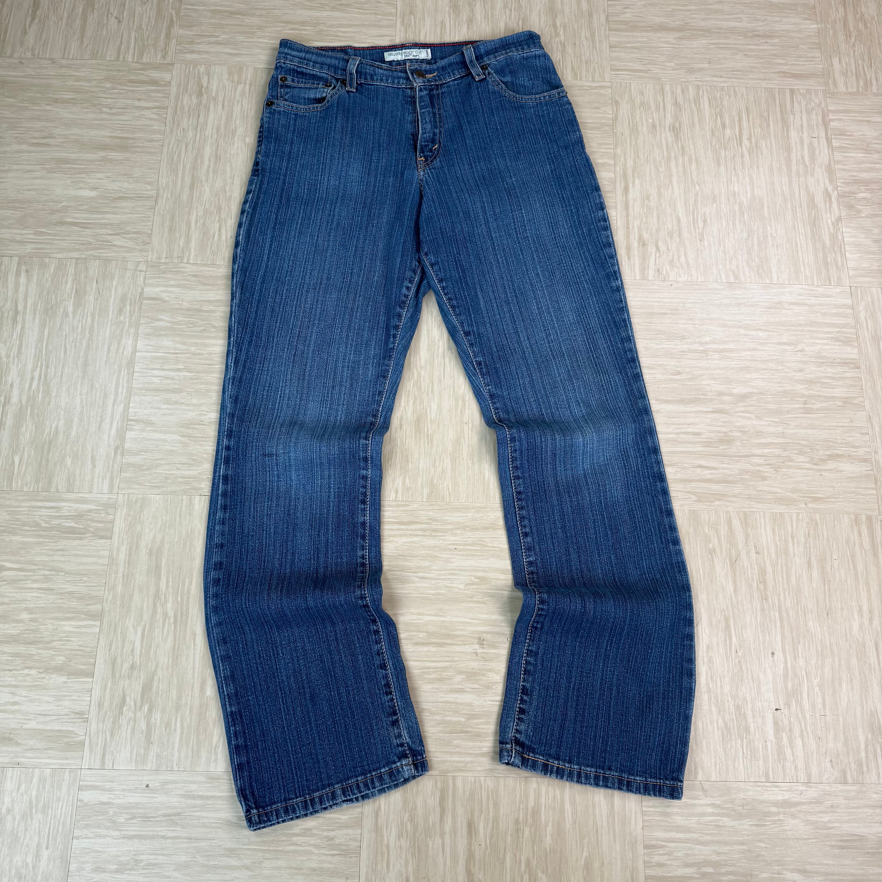 Levi's 550 2000's relaxed bootcut denim jeans (S)