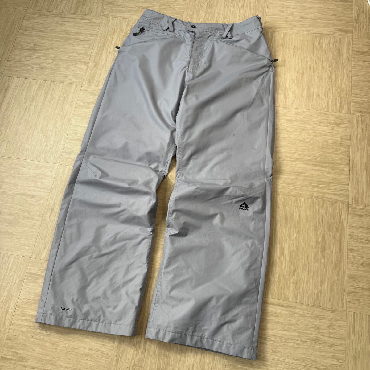 Nike ACG 2000's softshell baggy wide leg ski sallopettes (M)