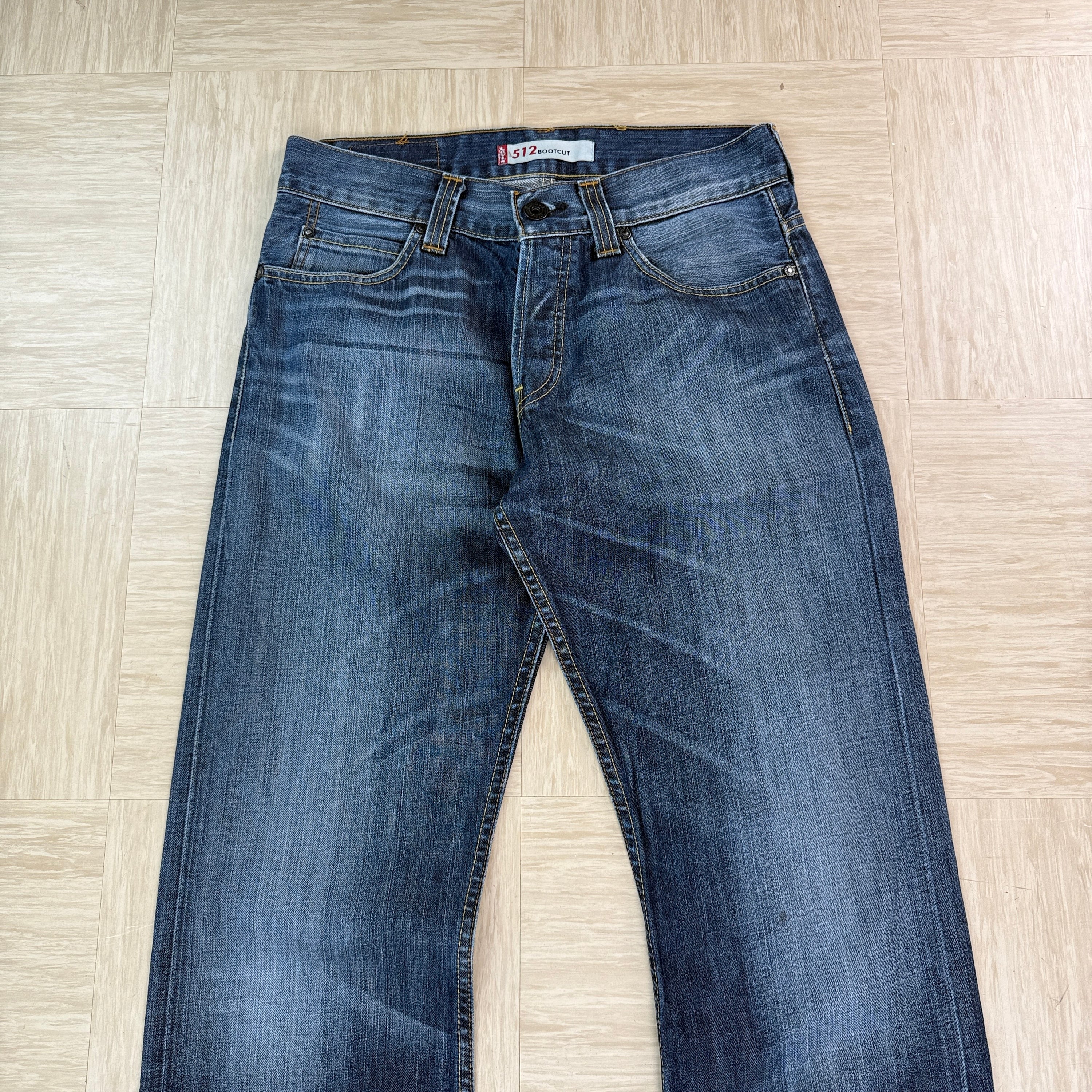 Levi's 512 2000's relaxed fit denim bootcut jeans (S)