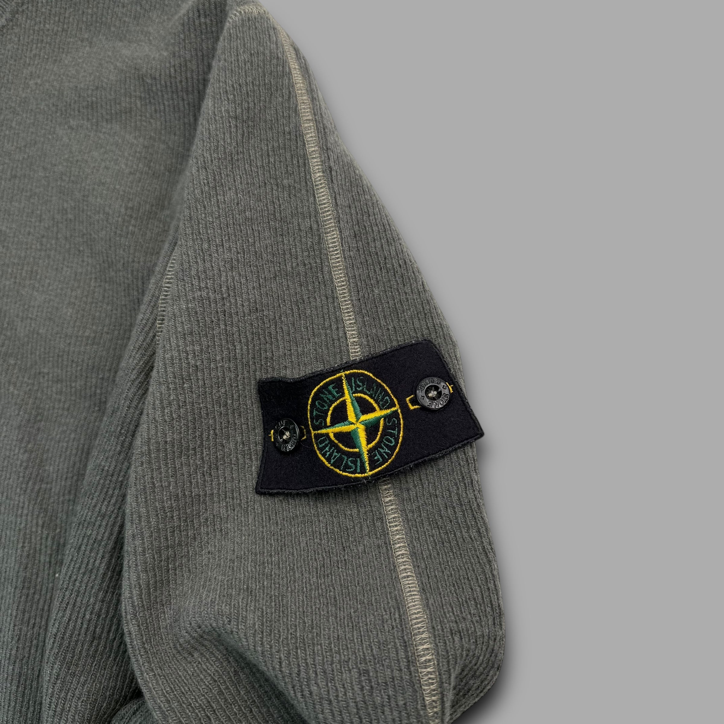 Stone island 2003 wool knit sweatshirt (L)