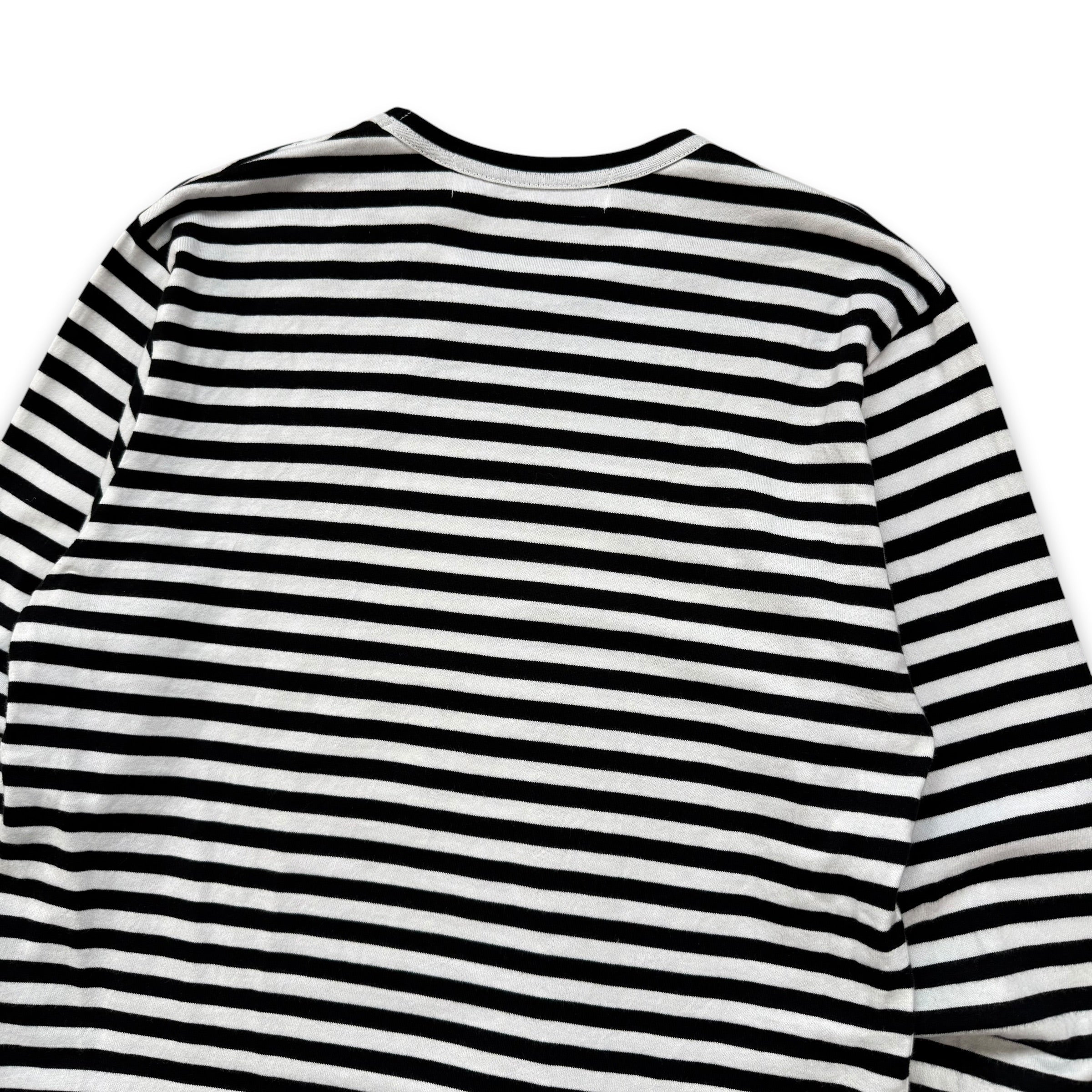 Comme des garçons 2000's horizontal stripe play long sleeve (S)