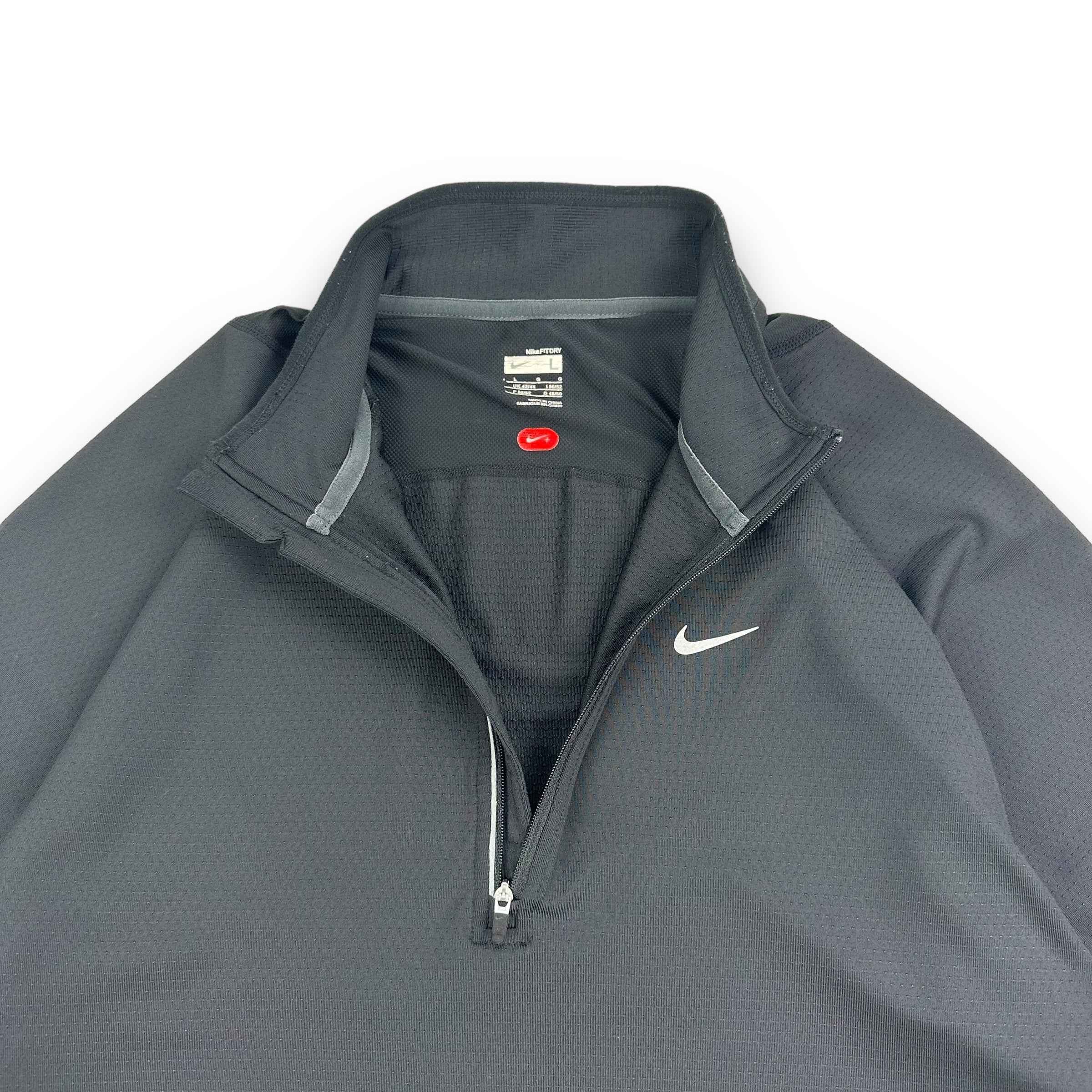 Nike 2000's technical dri-fit long sleeve polo shirt (L)