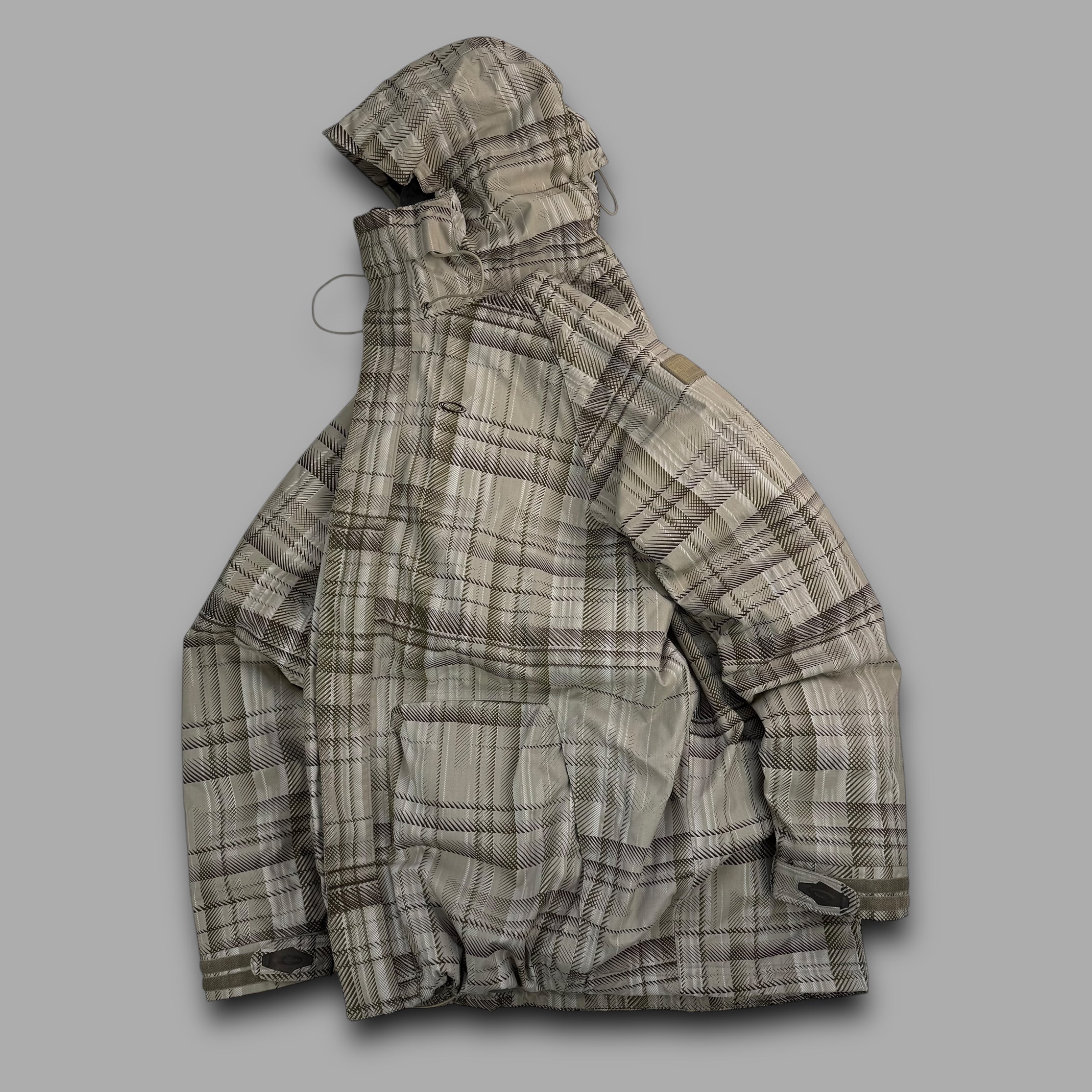 Oakley 2007 technical vented plaid ski jacket (L-XXL)