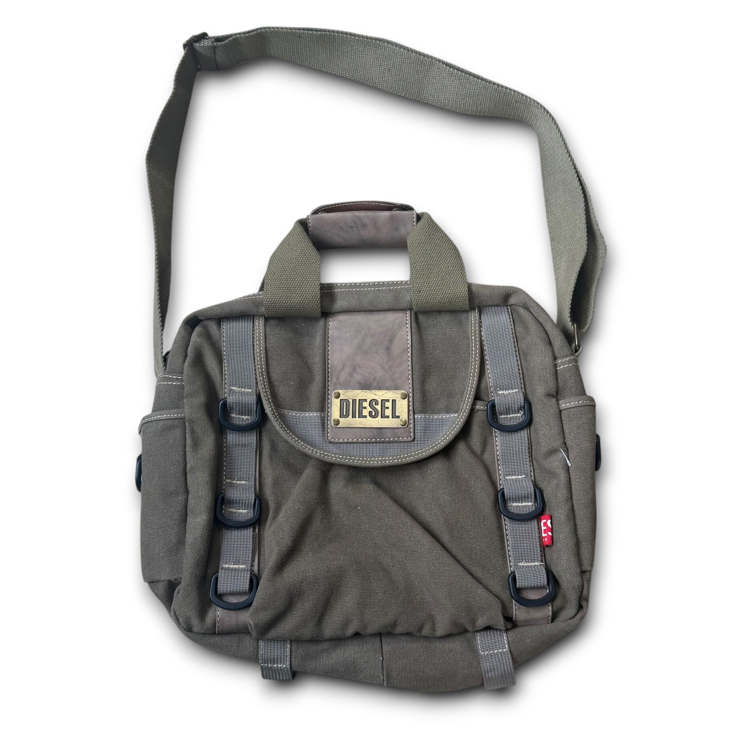 Diesel spare parts 2000's technical messenger / shoulder bag (OS)