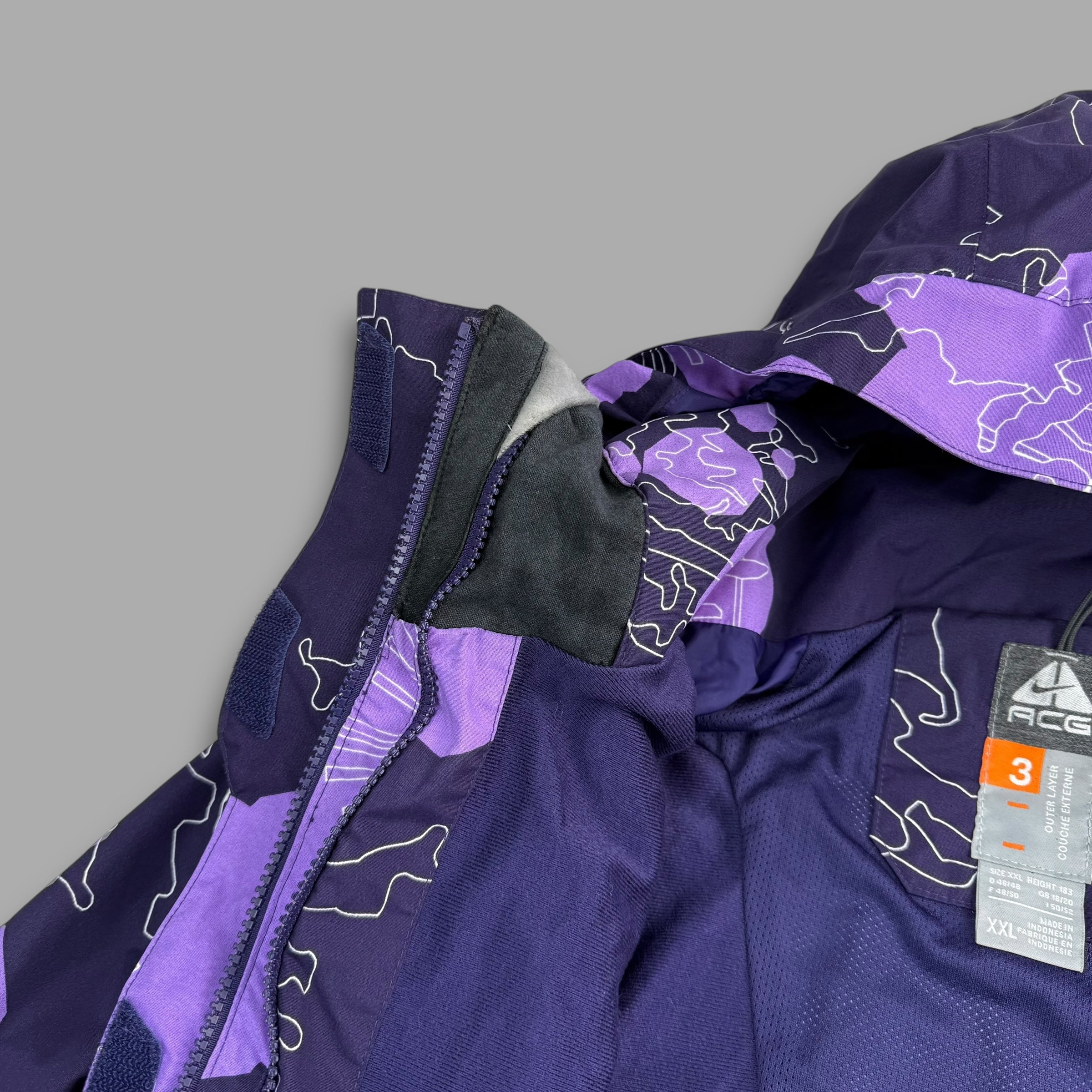 Nike ACG 2000's technical monogram shell jacket (XXL) wms