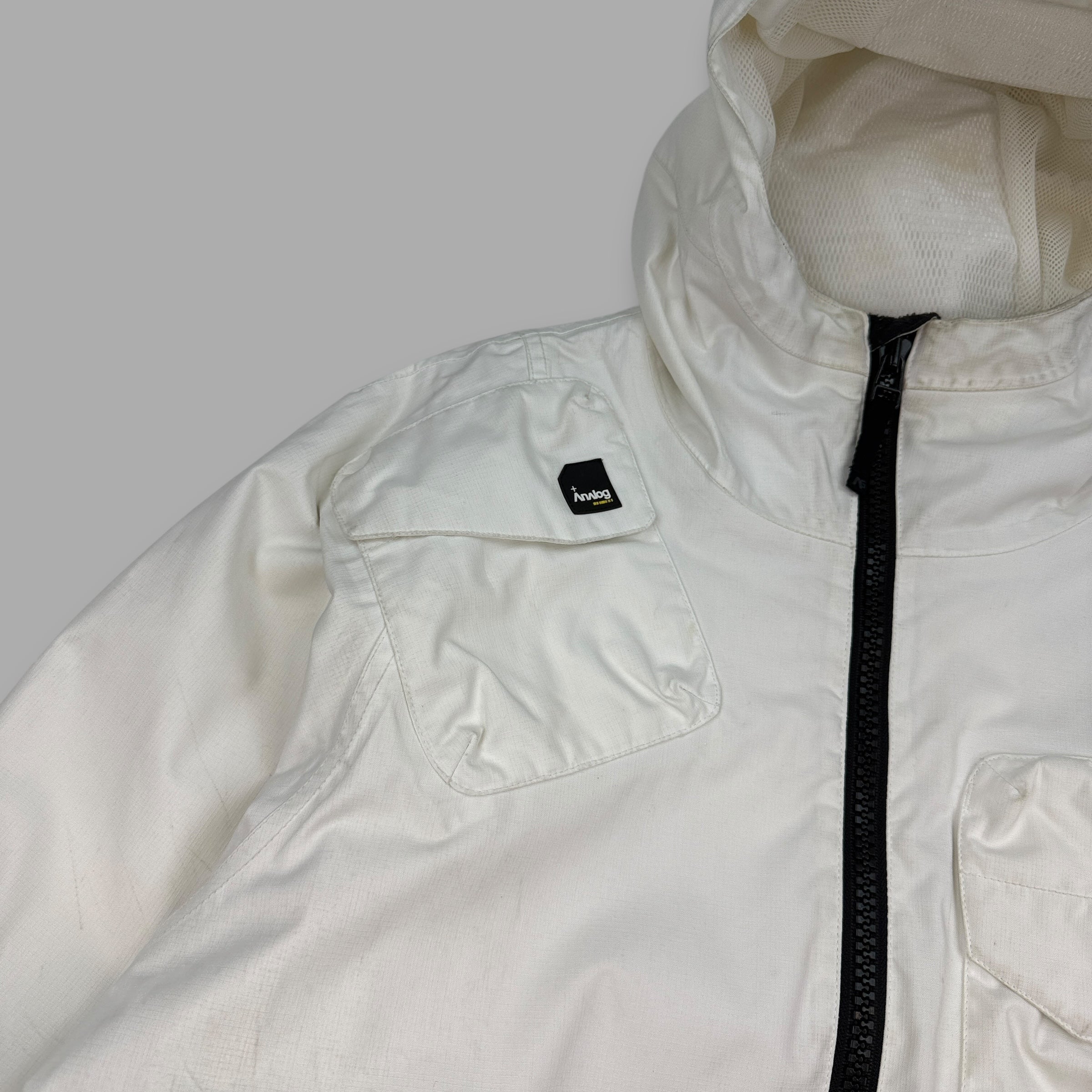 Burton analog 2000's technical multi-pocket softshell ski jacket (M)