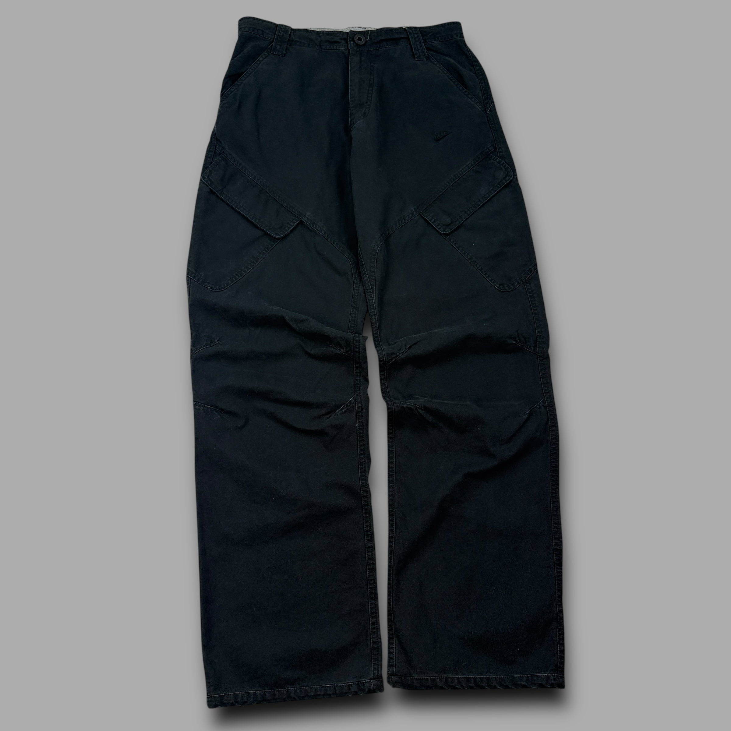Nike 2000's technical dual pocket baggy carpenter trousers (M)