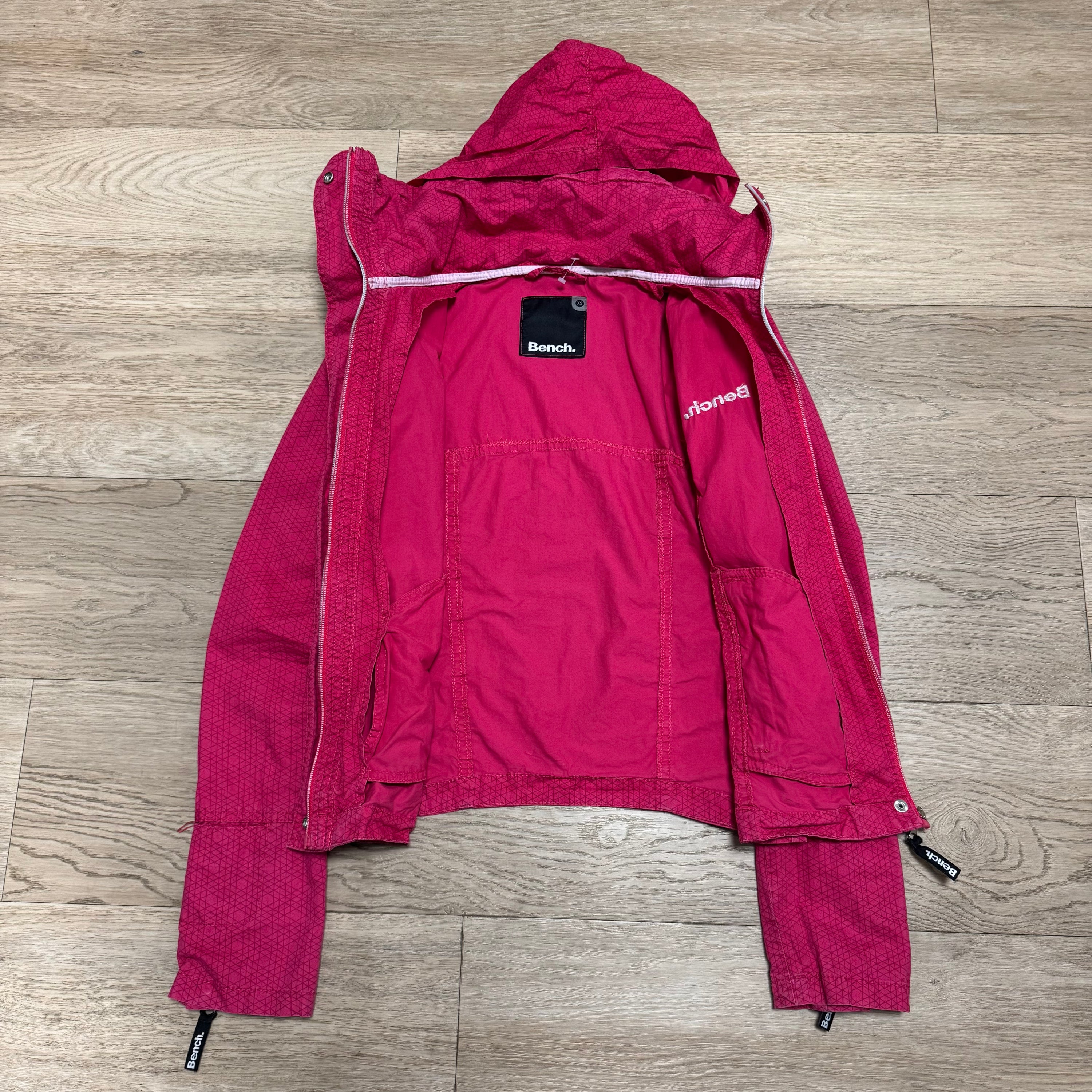 Bench 2000's cropped monogram zip up jacket (XS) wms